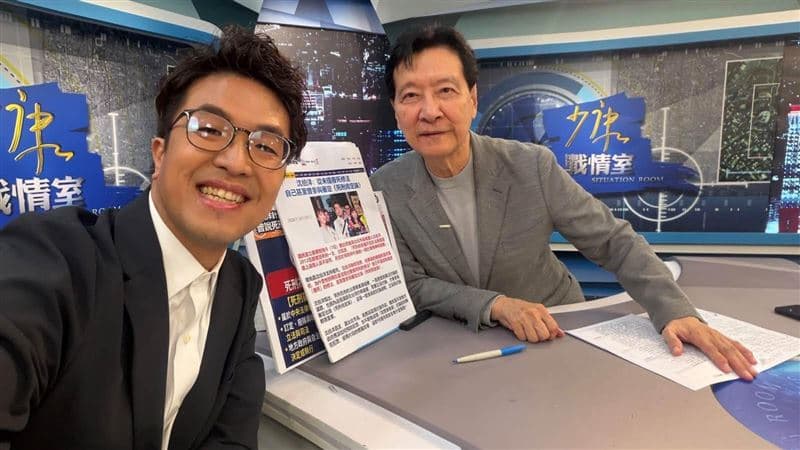 沈伯洋曬合照！趙少康親留1句話讚爆他