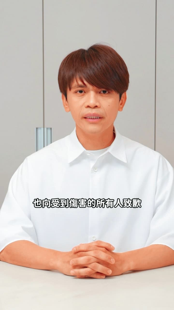 蔡阿嘎因「似顏繪」AI事件二度道歉,但其後的言論和行為卻讓風波越滾越大。(翻攝自蔡阿嘎臉書)
