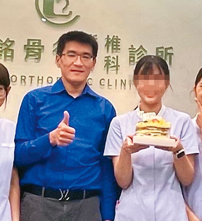 前第一女婿、骨科醫師趙建銘(左)跟自家診所護理師(右)關係曖昧。(資料照片)