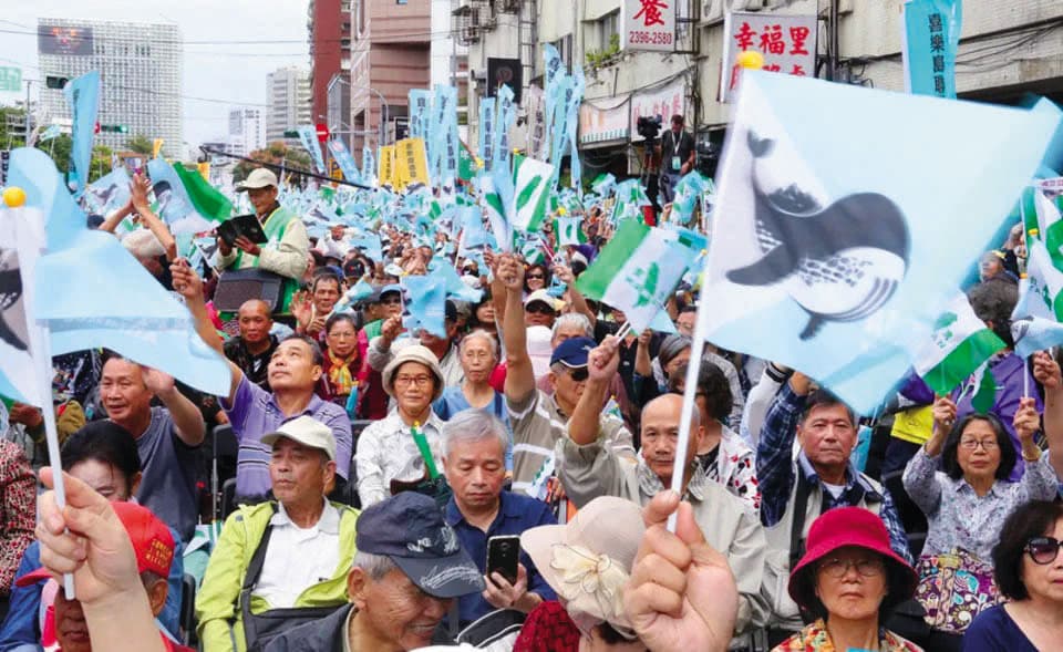 喜樂島聯盟在2020年曾提名不分區參與大選,慘敗後,已在台灣政壇消聲多年。(中央社)