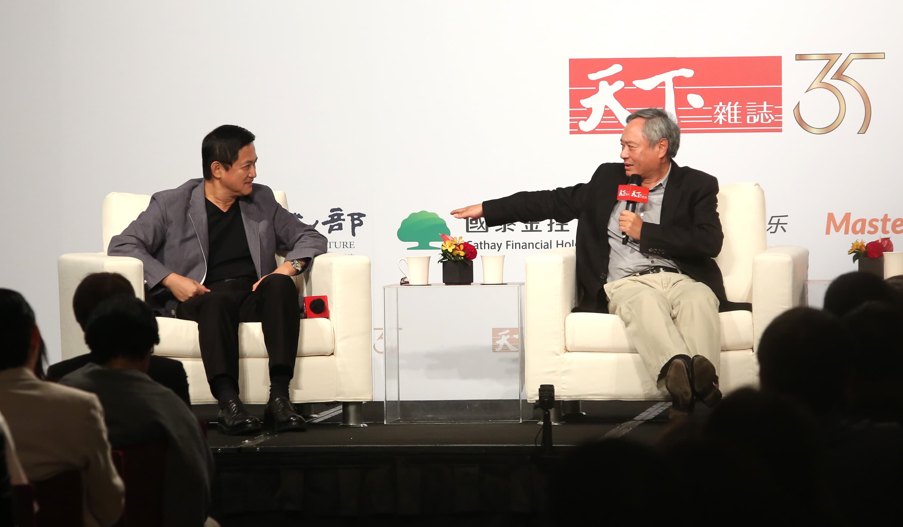李安在座談會中為台灣影視產業各方資源無法延續、整合感到可惜。