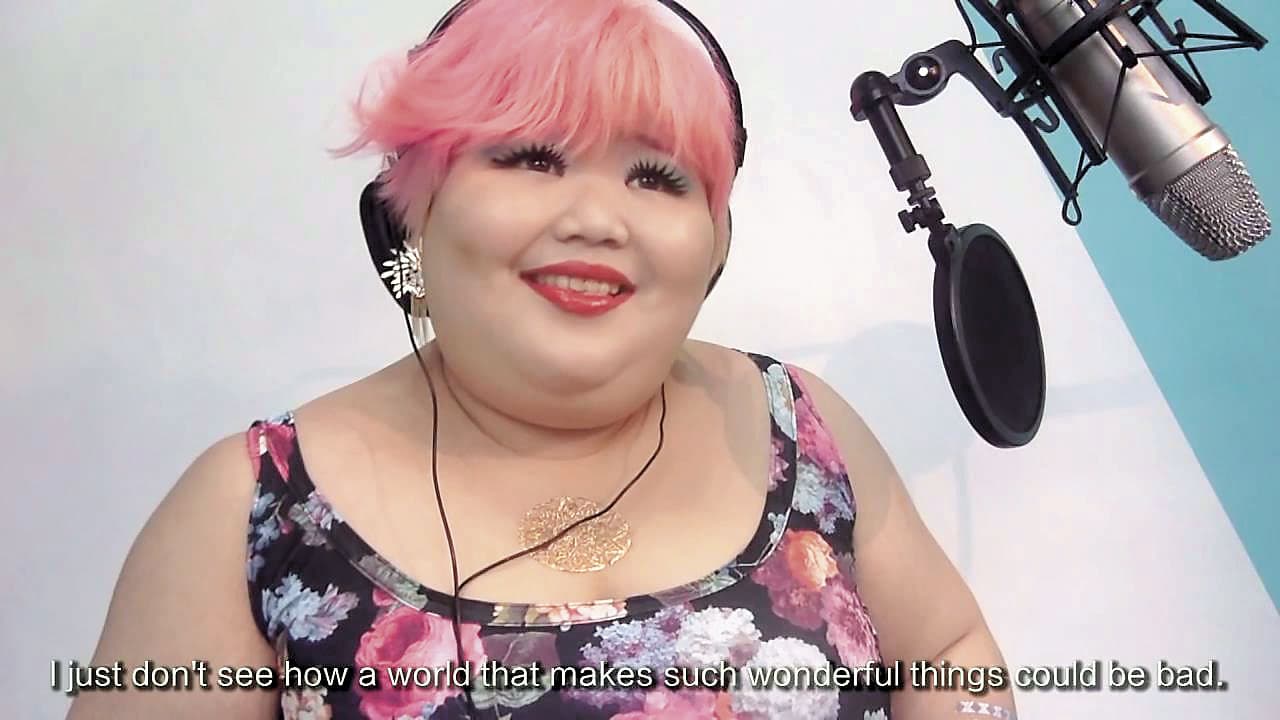 汪綺翻唱小美人魚主題曲〈Part of your world〉影片。(翻攝自YouTube)