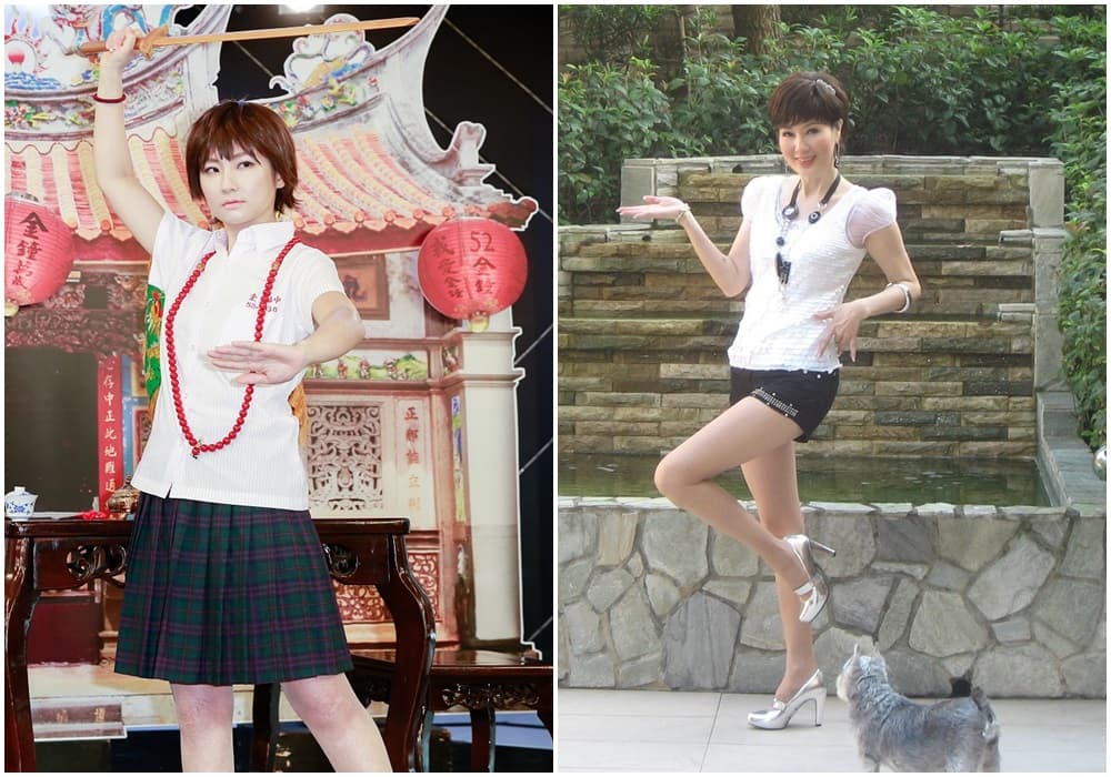 Selina稱自己扮通靈少女好像馬世莉。(馬世莉圖翻攝臉書)