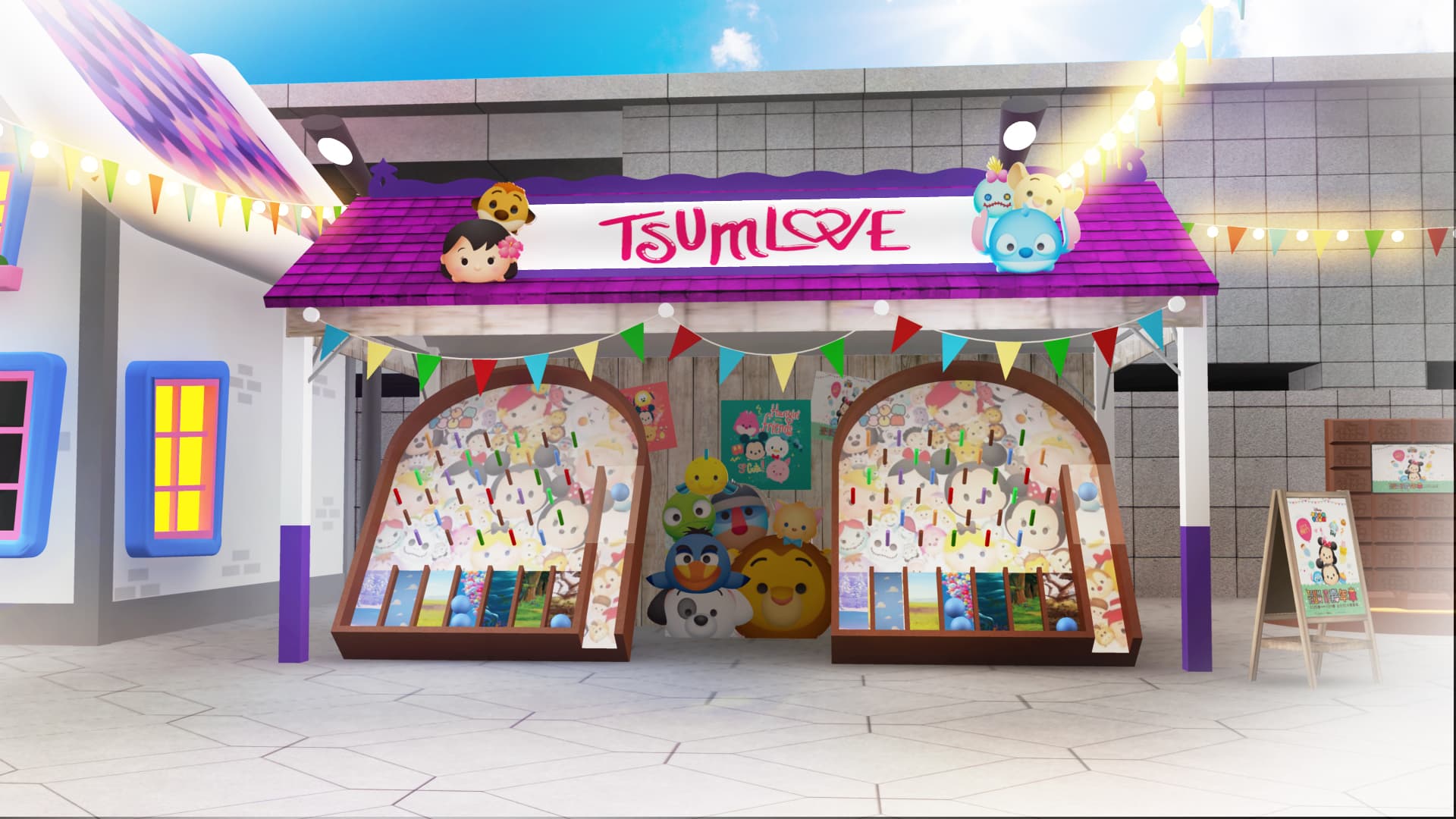 TSUM TSUM玩轉彈珠台(台北101提供)