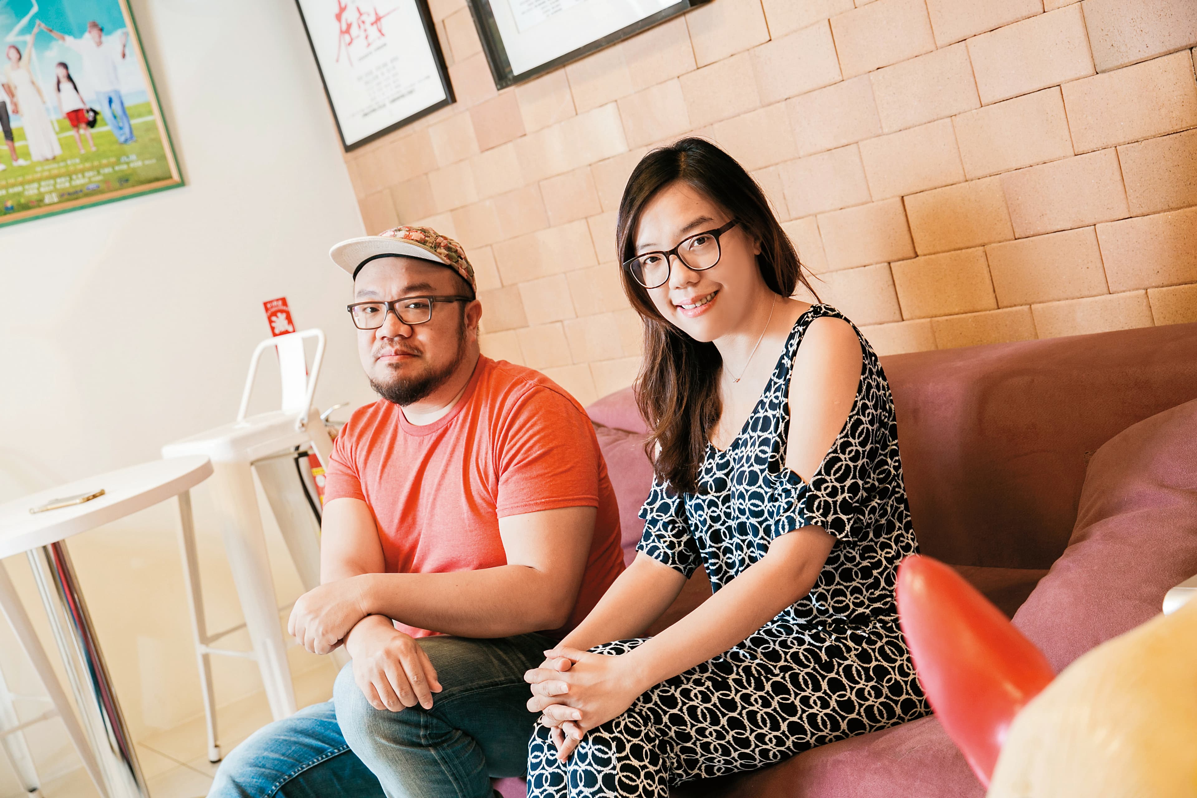 葉天倫(左)與葉丹青(右)2年前與國際串流平台Netflix洽談,開創台灣先例。