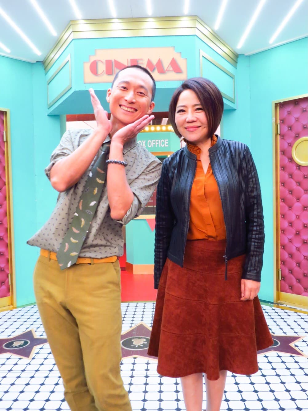 浩子開玩笑說想搶于美人的「主key」。(衞視中文台提供)