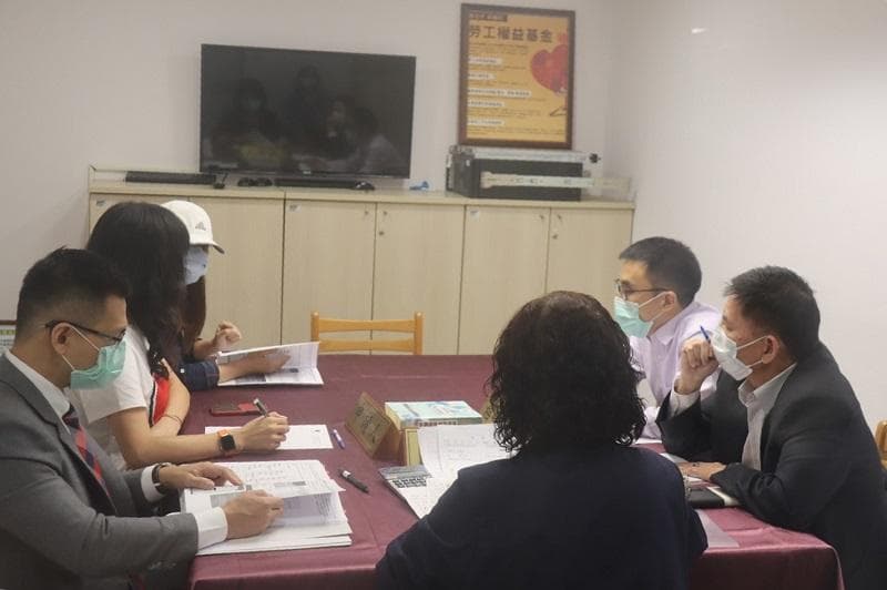 歷經2小時會議,雙方達成協議同意和解。(翻攝自新北勞動雲網站)