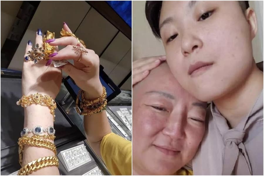 蓋依林高調炫富,被質疑利用信徒斂財,「女女戀」也引來熱議。(翻攝自蓋依林微博)