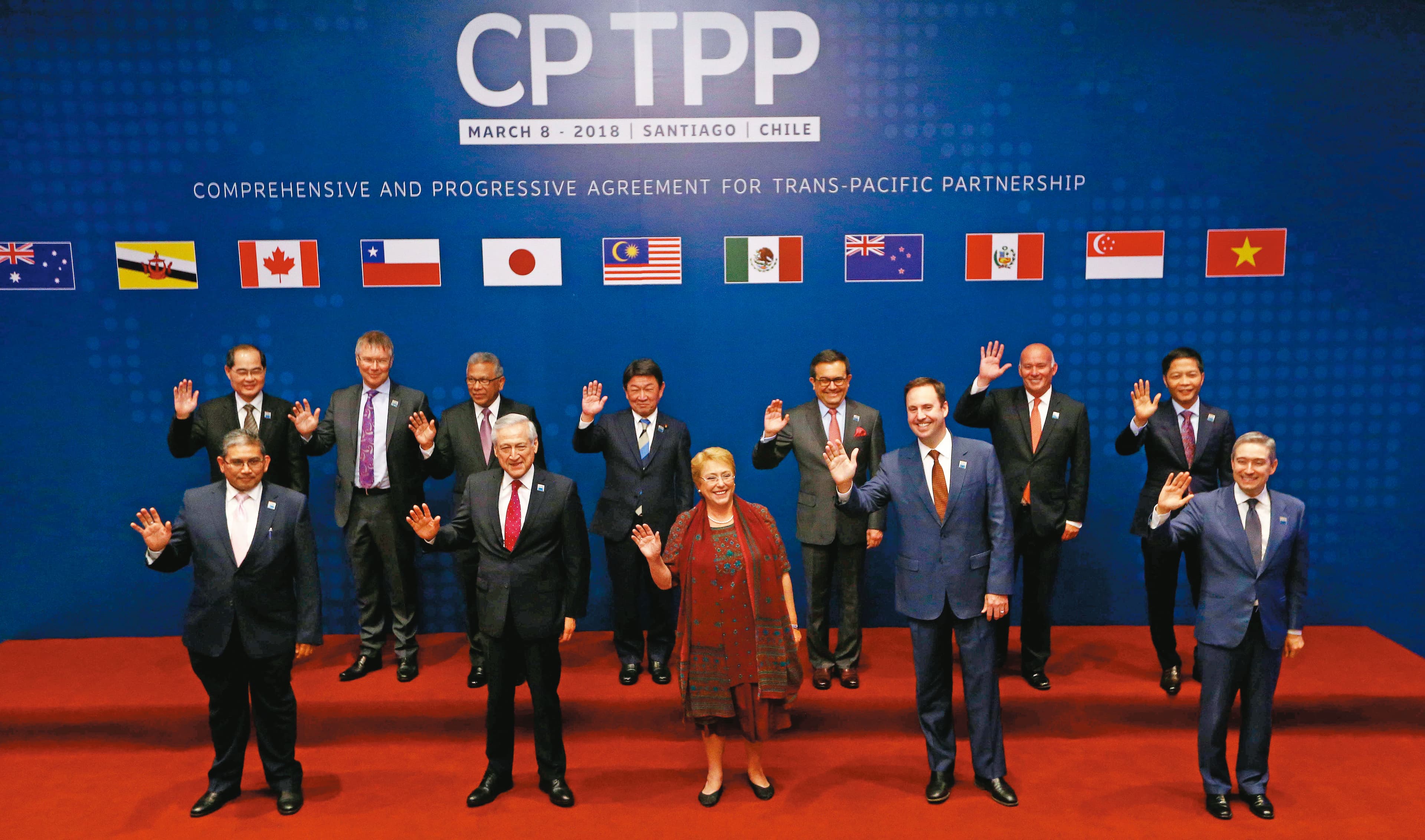 因中國因素,無緣加入RCEP的台灣,現階段正極力爭取加入由日本主導的CPTPP。(達志影像)