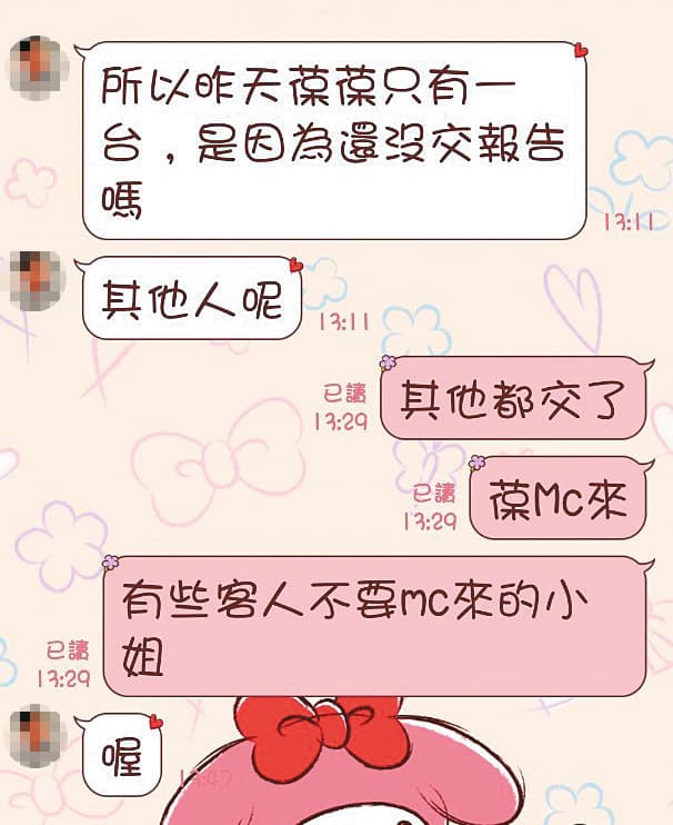 王女指出,雖然招牌是按摩店,但實際上是提供半套及全套的性交易。(讀者提供)