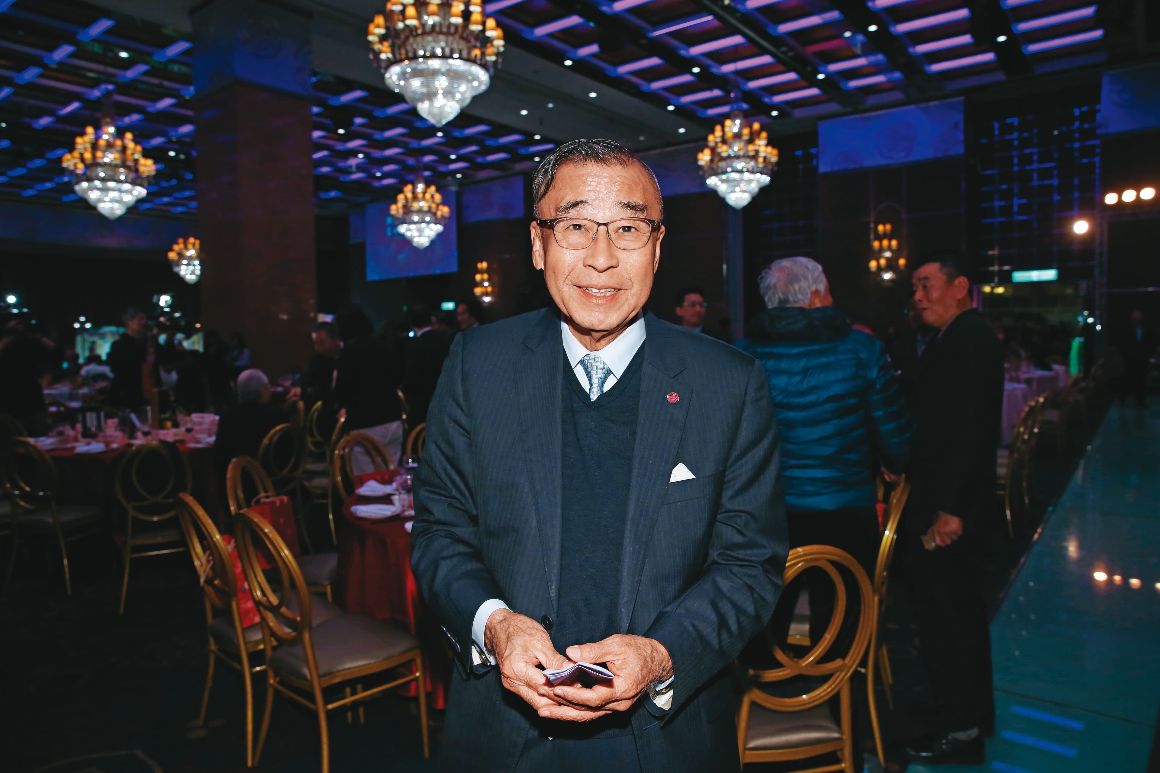 廖了以(圖)是本土藍代表人物,黨內更戲稱他是江啟臣的地下黨主席,許多重要決策都有他的身影。