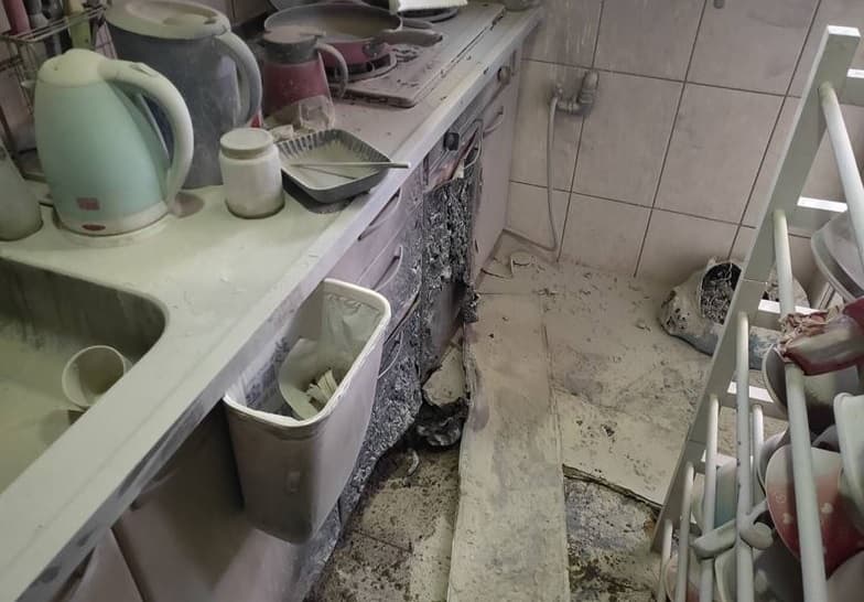 前空姐才指控遭婆婆咬傷,如今又傳出縱火一事。(翻攝畫面)