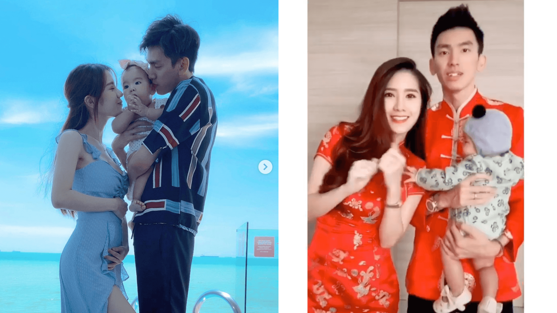 婚後Cherry Quahst不時與家人一同入鏡，照片洋溢幸福氛圍。（翻攝自cherry_quahst IG）