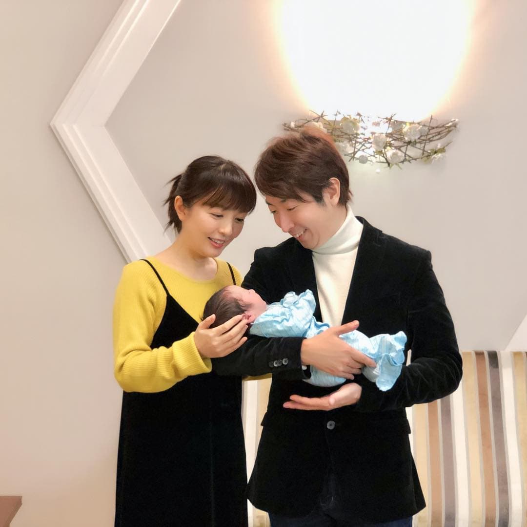 有村昆夫妻在女方45歲那年決定代孕求子,小孩才3歲就遇到重大家庭危機。(有村昆IG)
