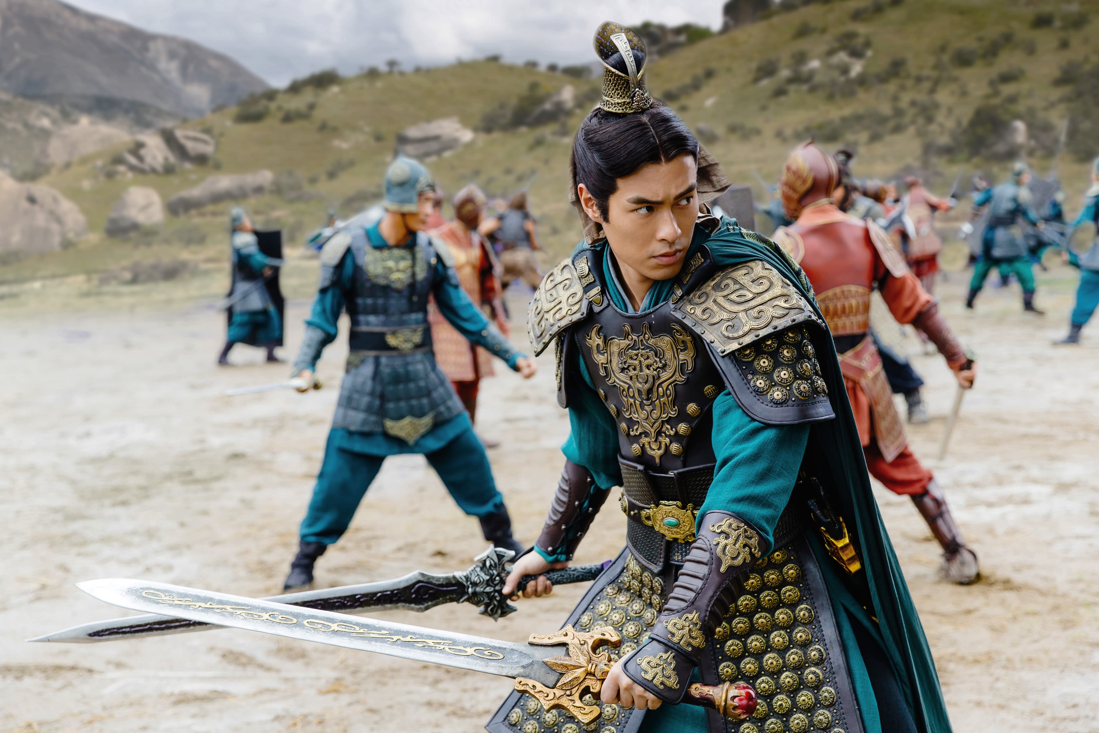 楊祐寧飾演劉備。（Netflix提供）