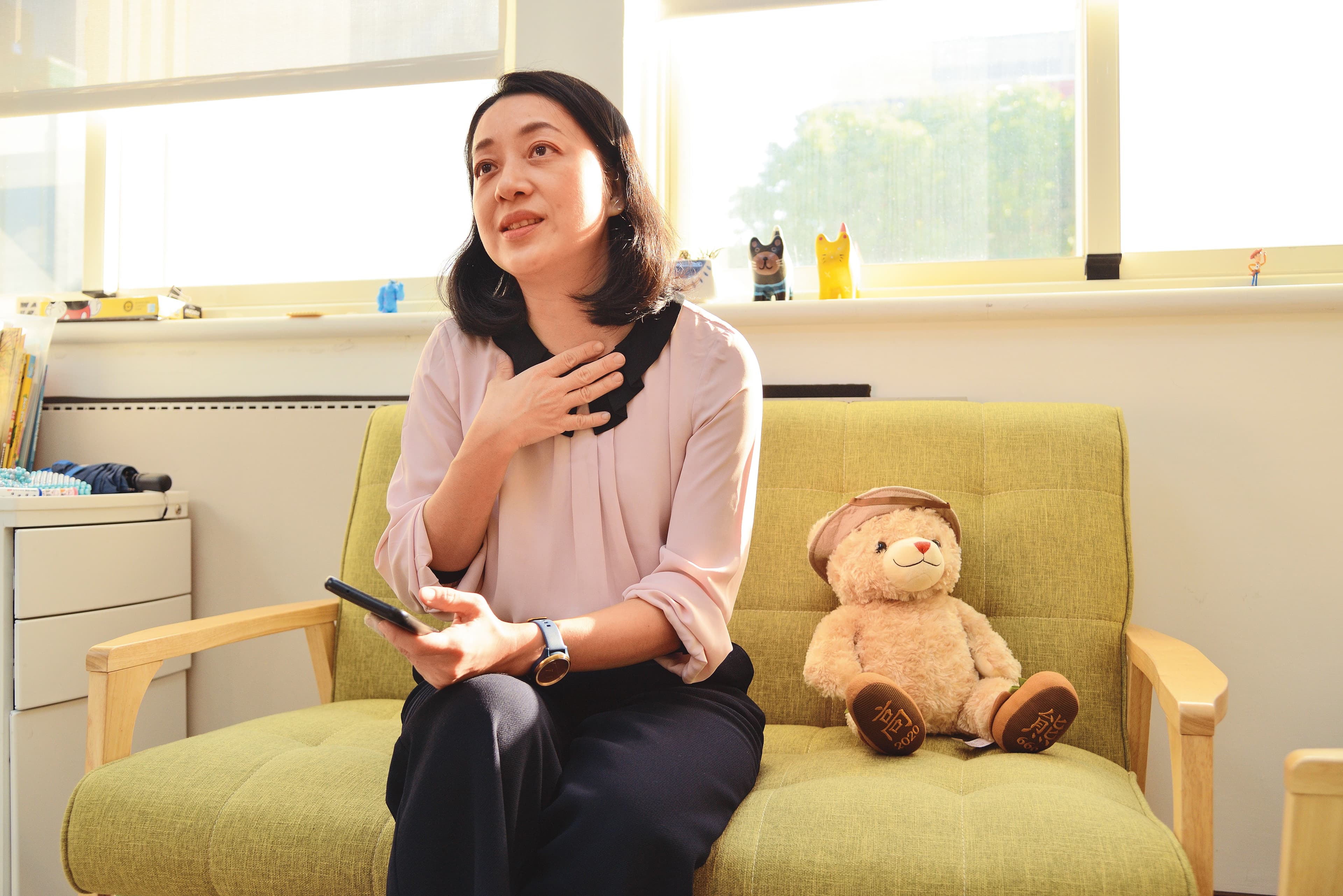 立委王婉諭認為，打擊數位性暴力需使影片下架及建立受害人保護機制。（李智為攝）