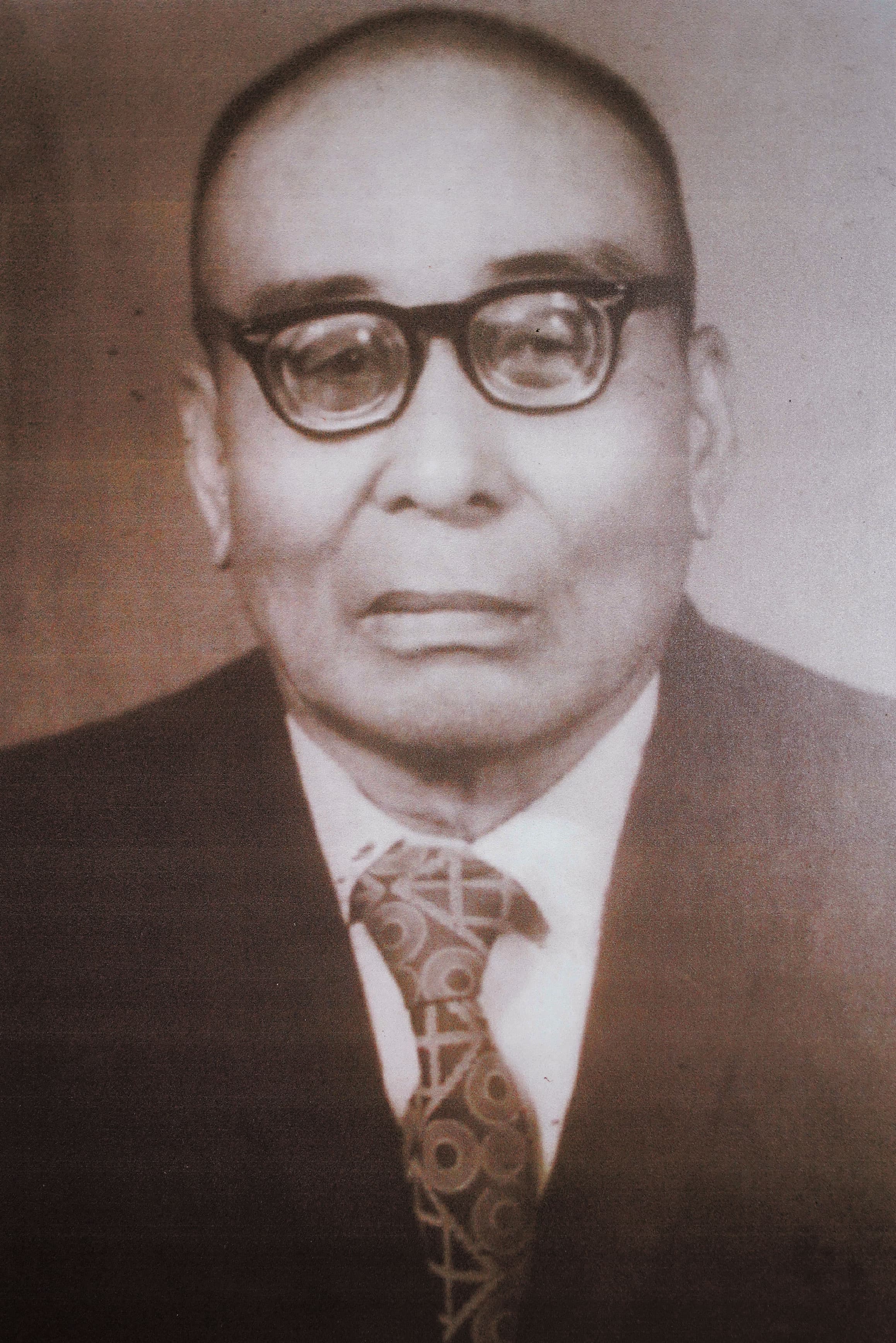 1920年，薛朴（圖）師從中國傀儡戲的大師蔡因，創立錦飛鳳。（薛熒源提供）