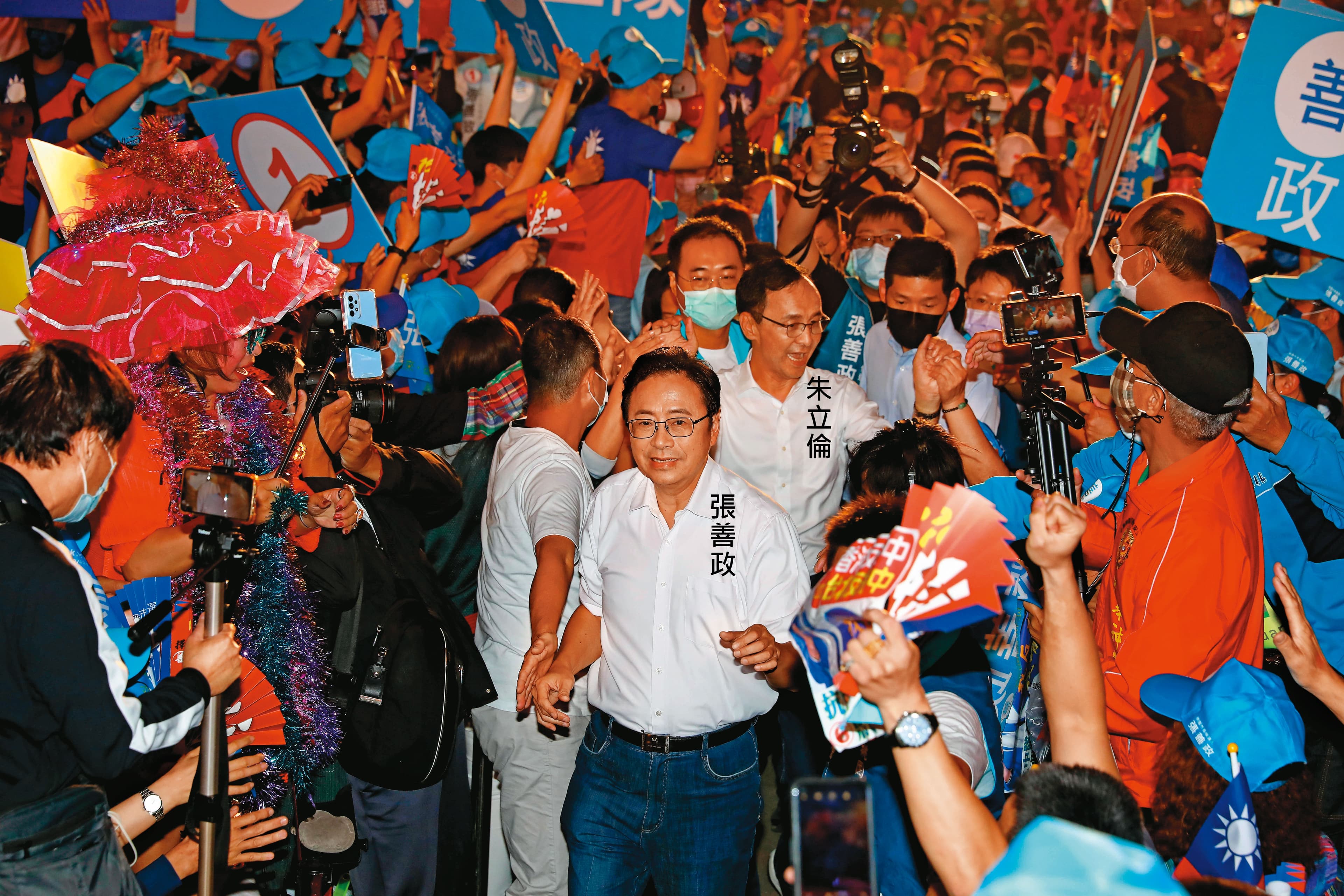 國民黨主席朱立倫親自為張善政督軍,整合桃園藍營基盤。