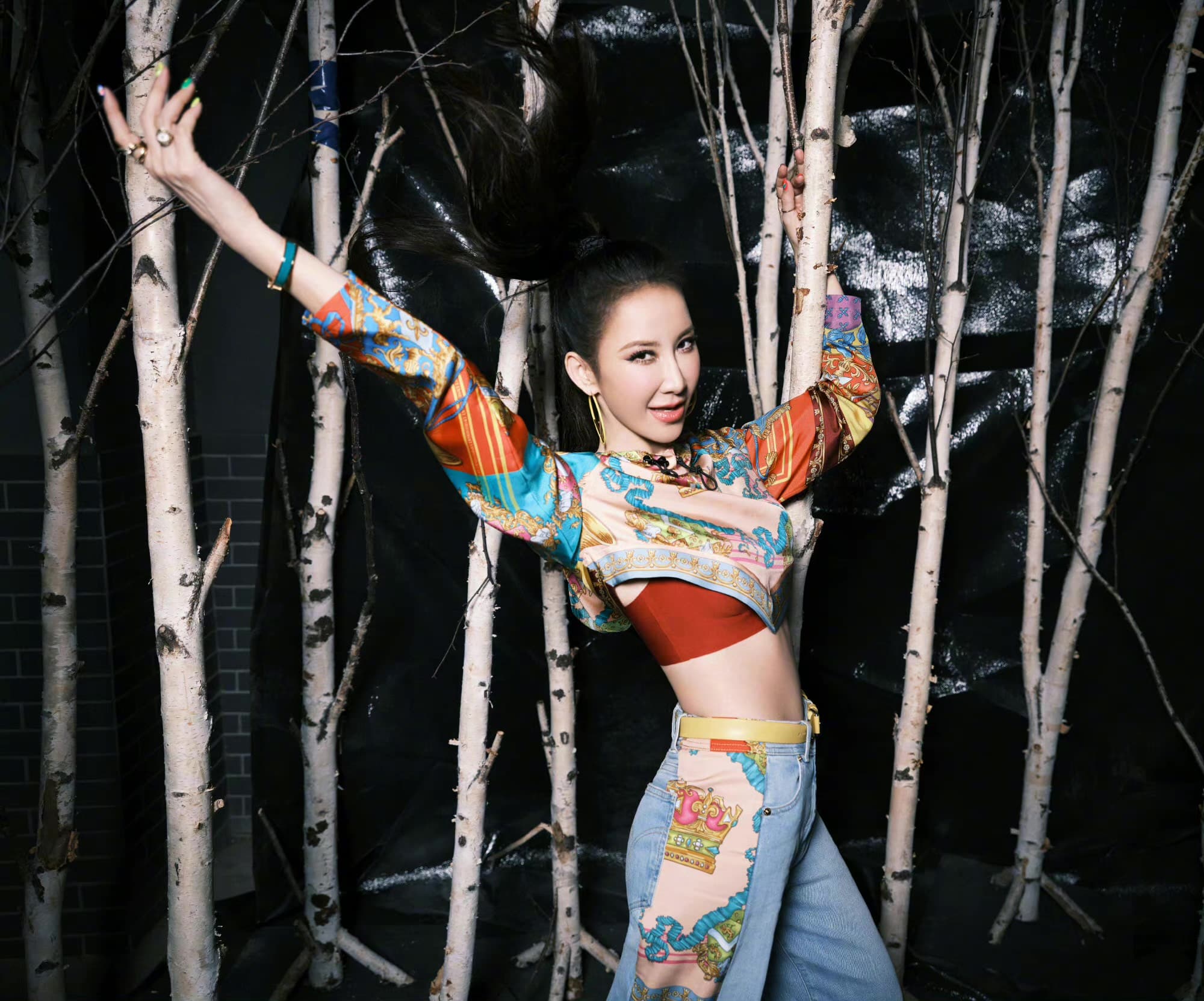 李玟與德籍老公Bruce的11年婚姻生變,兩人目前處於分居狀態。(翻攝自李玟微博)