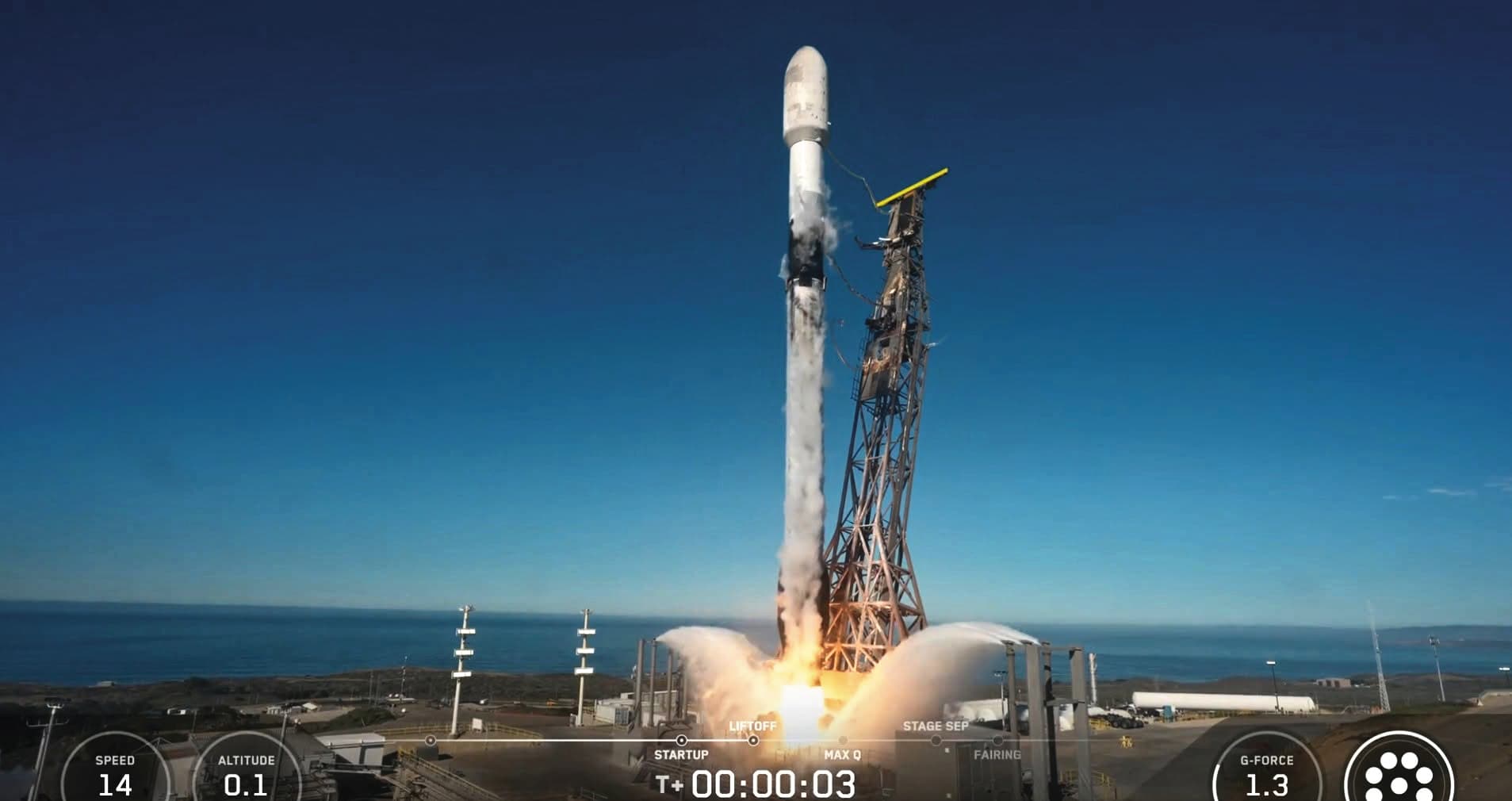 台灣首顆自製的福八「齊柏林衛星(FS-8A)」,去年11月底搭載SpaceX獵鷹九號火箭成功發射,已升空執行任務。(翻攝國科會臉書)