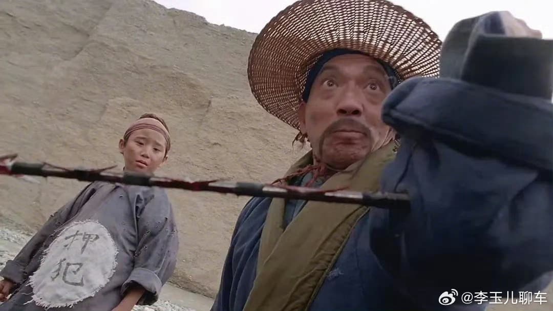 袁家班兄弟中,袁祥仁出現在幕前演出的次數最多,他獨特的外型與氣質,最擅長演瘋癲古怪的世外高人。(微博圖片)