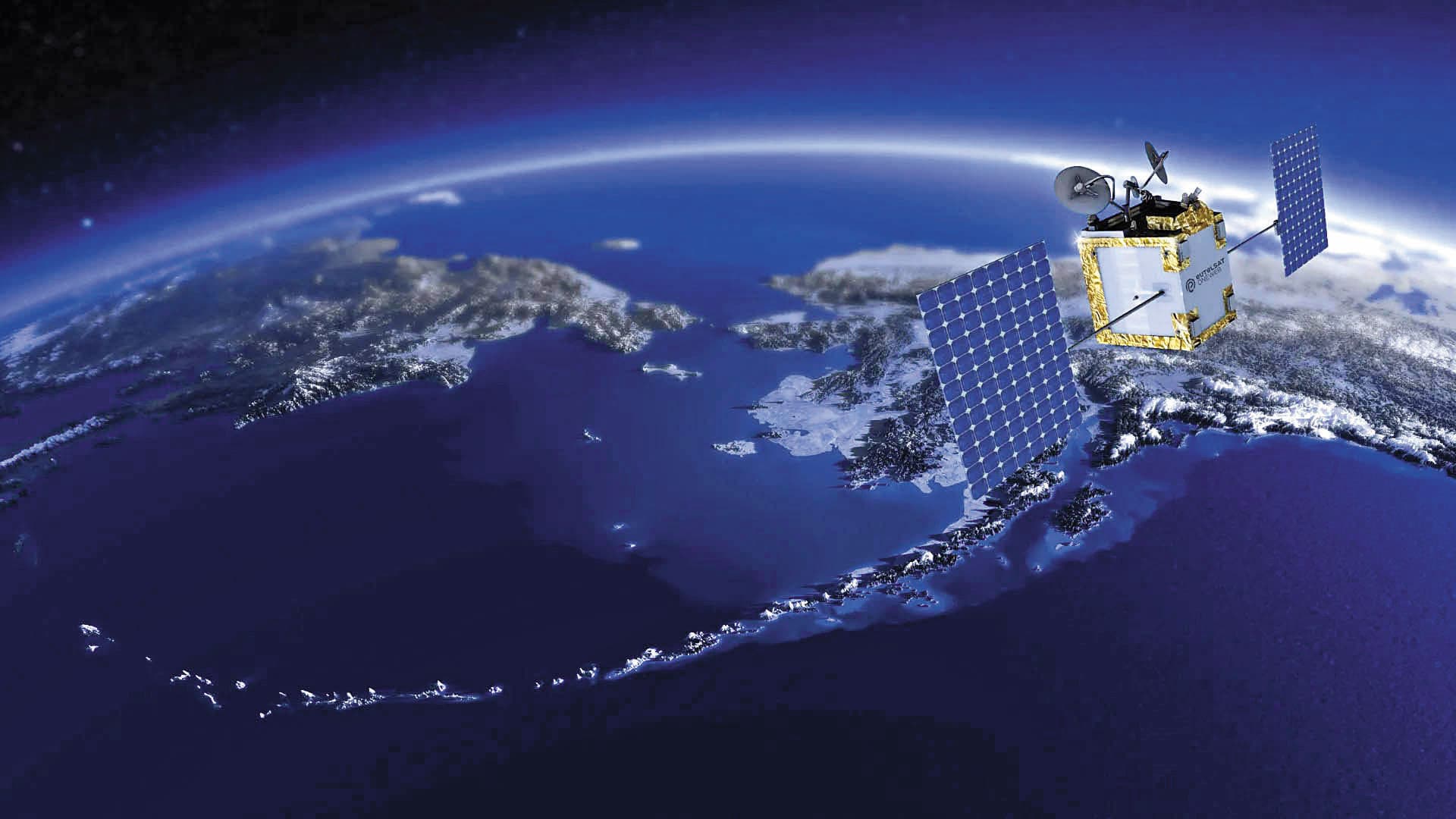「海地星空」計畫串聯起海纜、寬頻、微波與衛星,成就互為備援、交織而成的韌性網路。(翻攝oneweb官網)