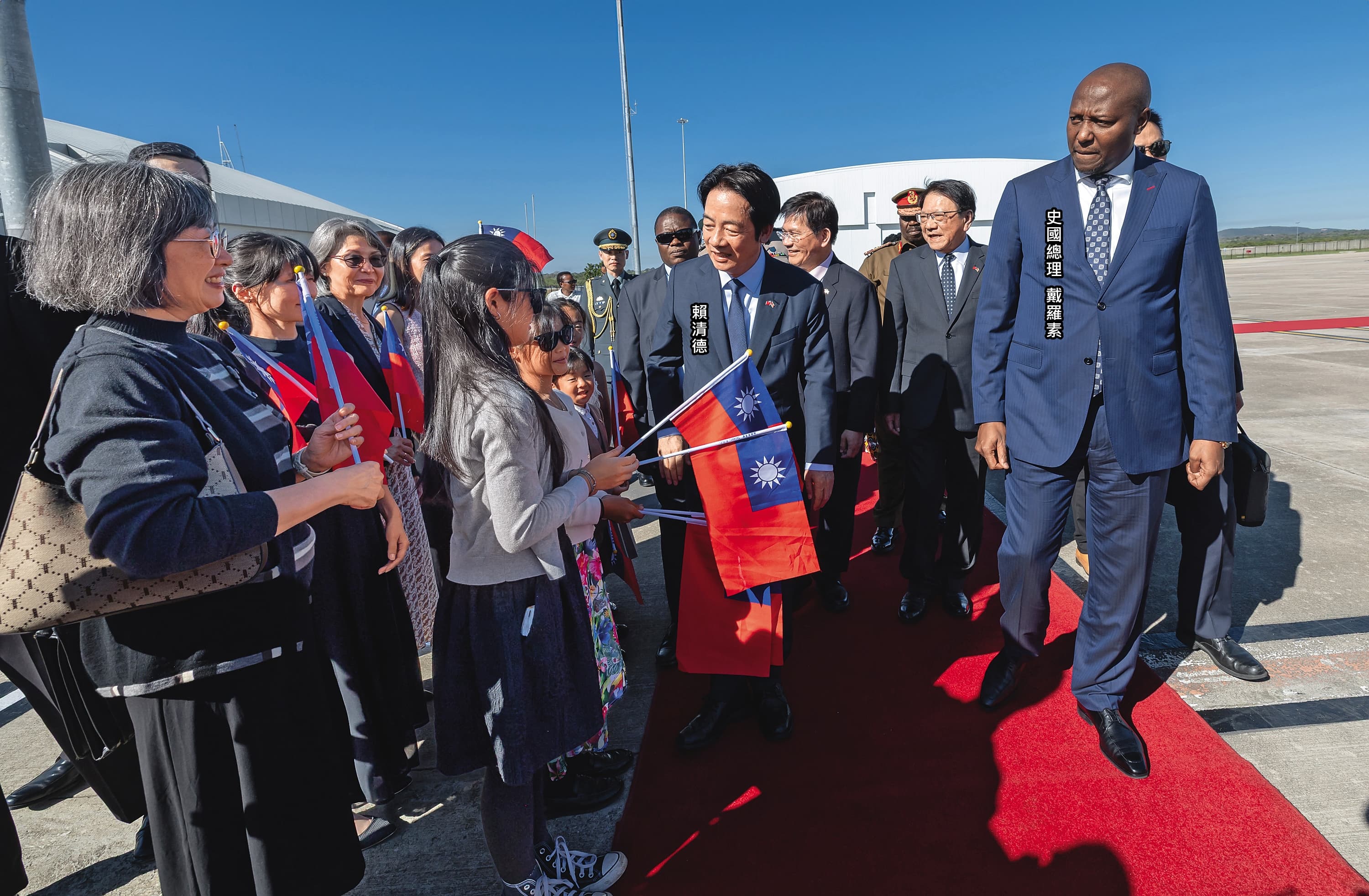 5月初,總統賴清德突破中國打壓,搭乘史瓦帝尼王室專機,成功出訪非洲唯一邦交國史瓦帝尼。(翻攝總統府flickr)