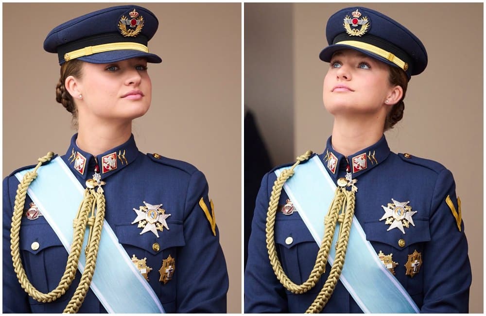 萊昂諾身穿空軍學員制服,英姿煥發。(翻攝theprincessesroyals IG)