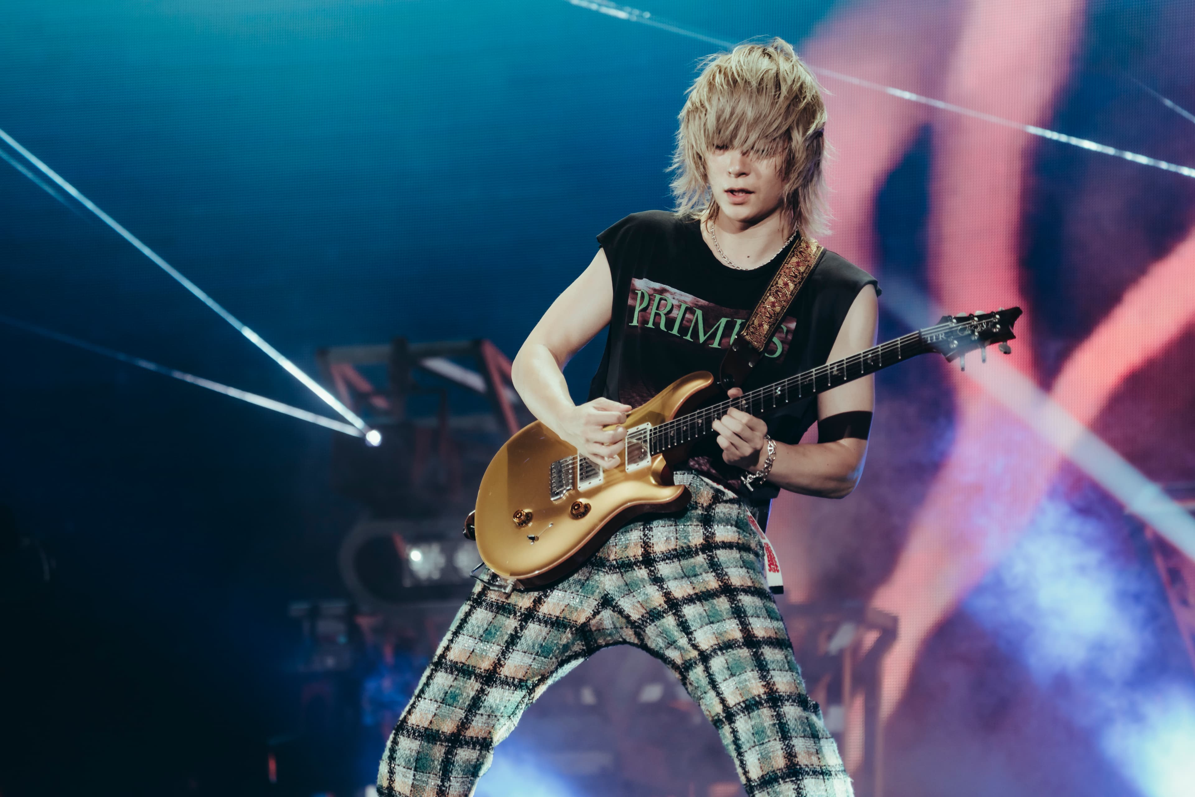 日本搖滾天團ONE OK ROCK吉他手Toru。(秀泰娛樂提供)
