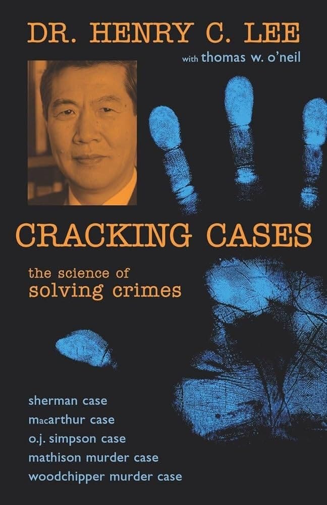 李昌鈺在《智破疑案》(Cracking Cases)一書中,回顧多起經典刑案,其中就包括「碎木機殺妻案」。(翻攝Amazon)