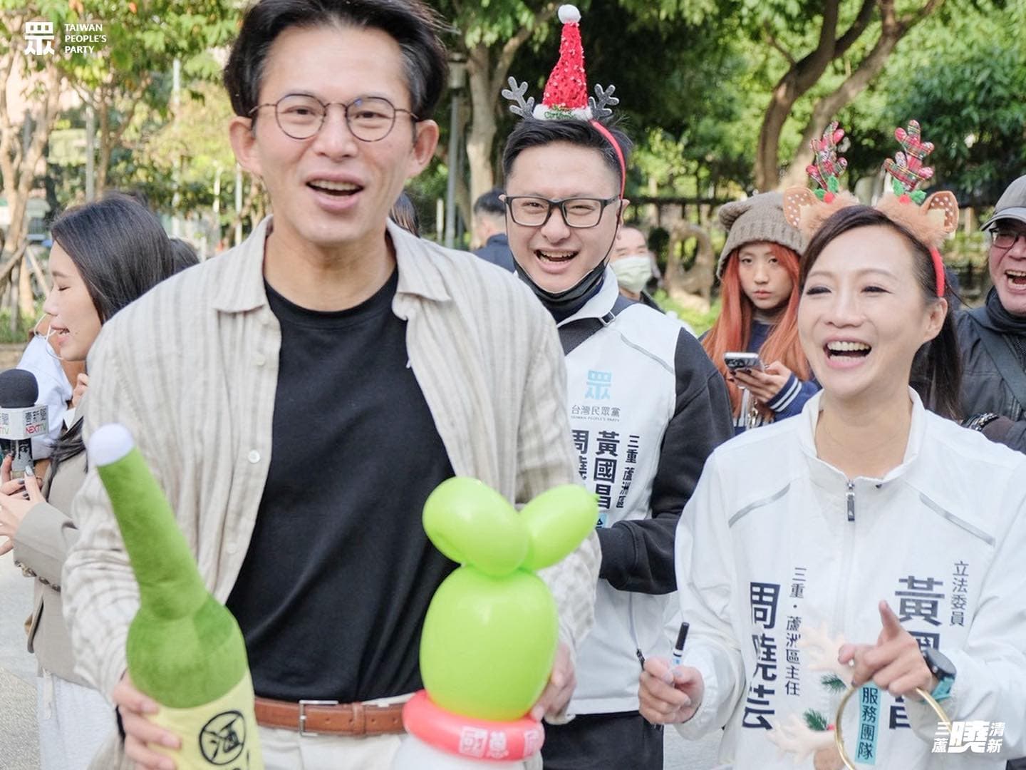 黃國昌子弟兵周曉芸參加黨內初選意外落敗,黃本人也坦言意外。(翻攝自周曉芸臉書)