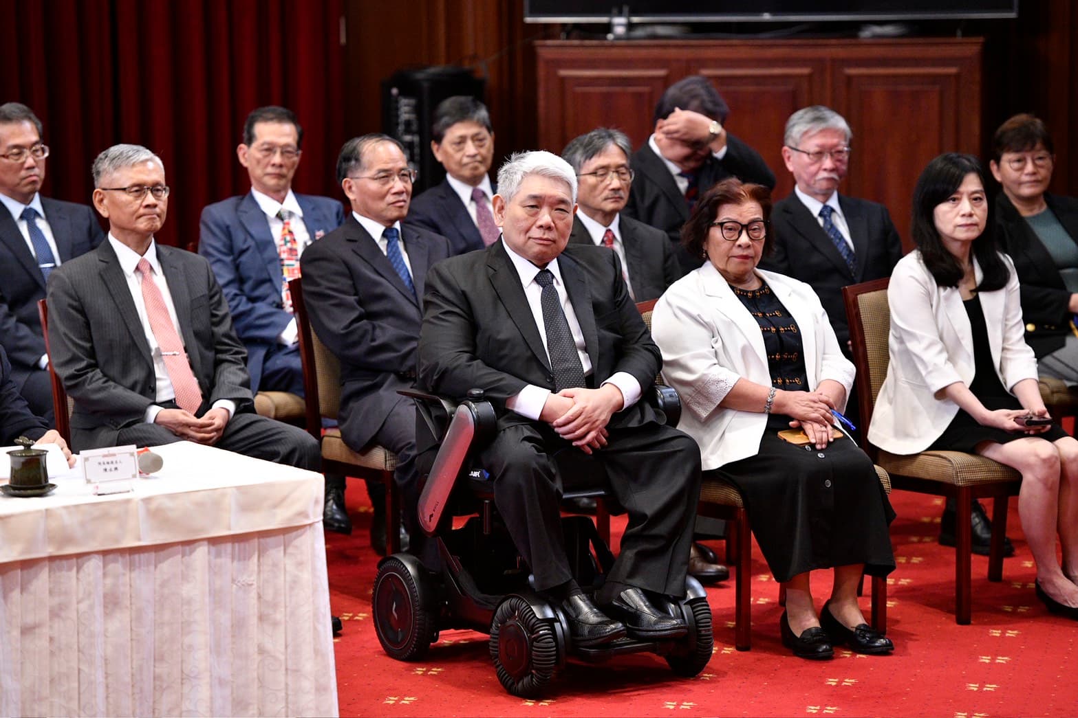 總統府今舉行「監察院第7屆正、副院長及監察委員被提名人介紹記者會」,介紹被提名人。(鏡報李智為)