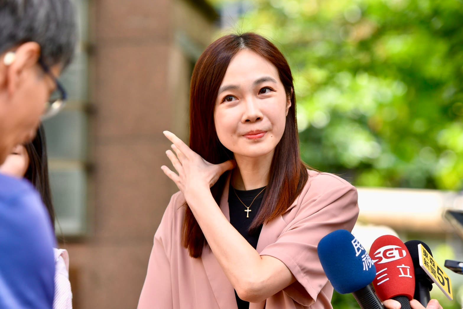 楊寶楨日前退出民眾黨，並宣布獨立參選台中市東南區市議員選舉。（鏡報李智為）