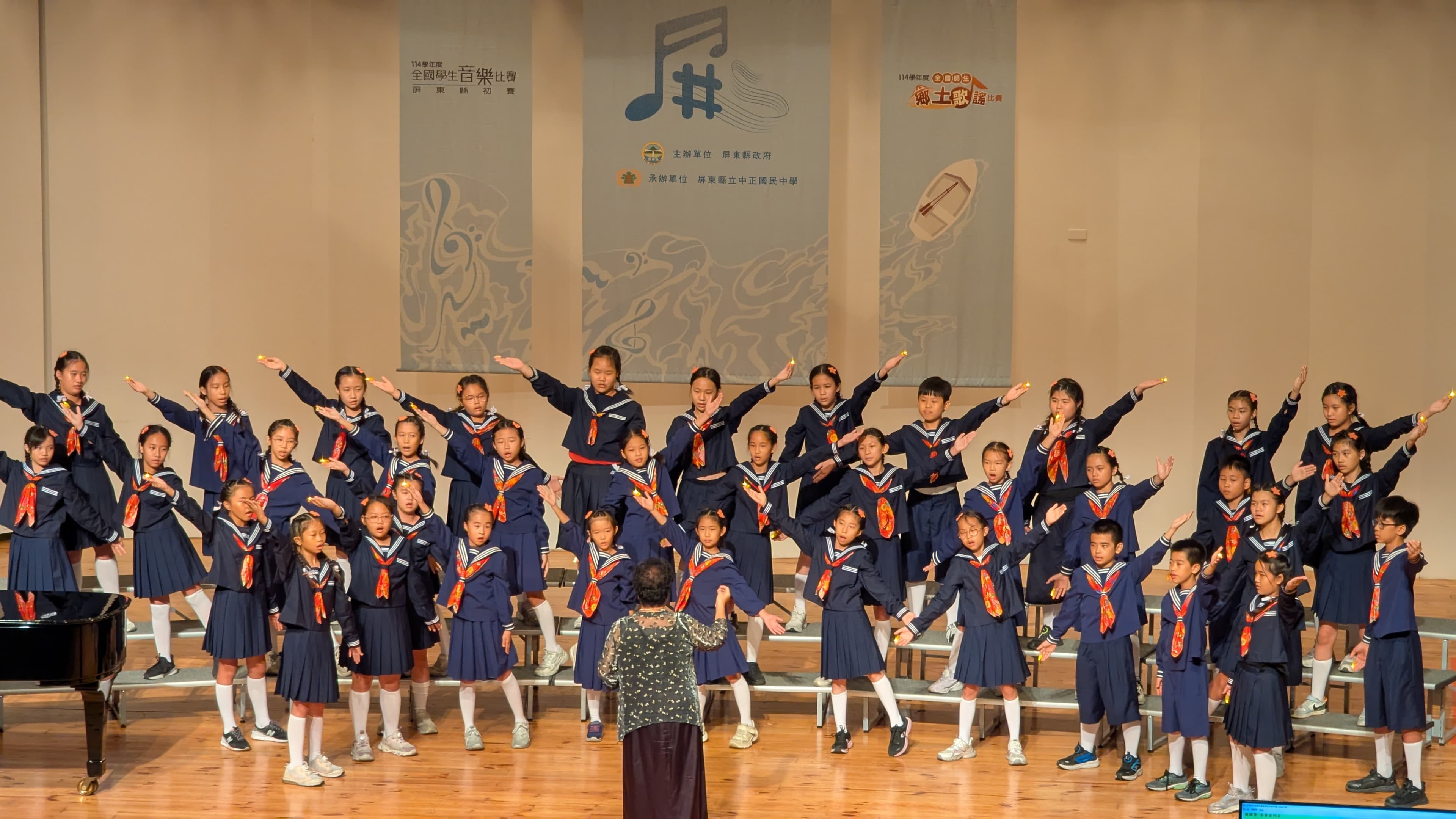屏東縣豐田國小合唱團將在「2026 總統府音樂會-民主台灣 南風暖歌」獻唱。(文總提供)