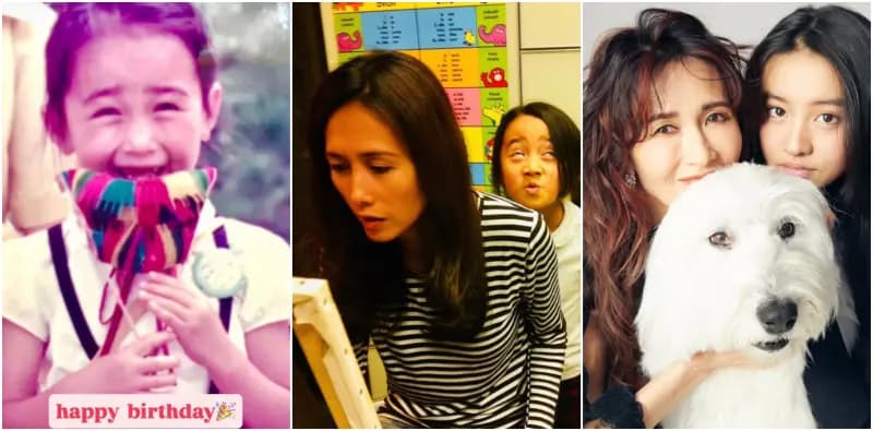 木村拓哉和木村心美、木村光希(左至右)各自以不同照片、不同風格,來幫工藤靜香慶生。(IG)
