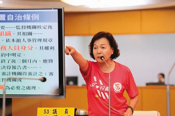 2022年時任台南市議員洪玉鳳因助理費案,已依貪汙罪遭判刑2年、緩刑5年定讞後解職。(翻攝台南市議會官網)