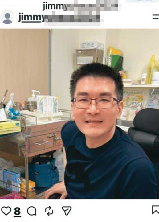 趙建銘暱稱Jimmy,遭爆他在網路上狂搭訕大奶妹。(翻攝自Threads)