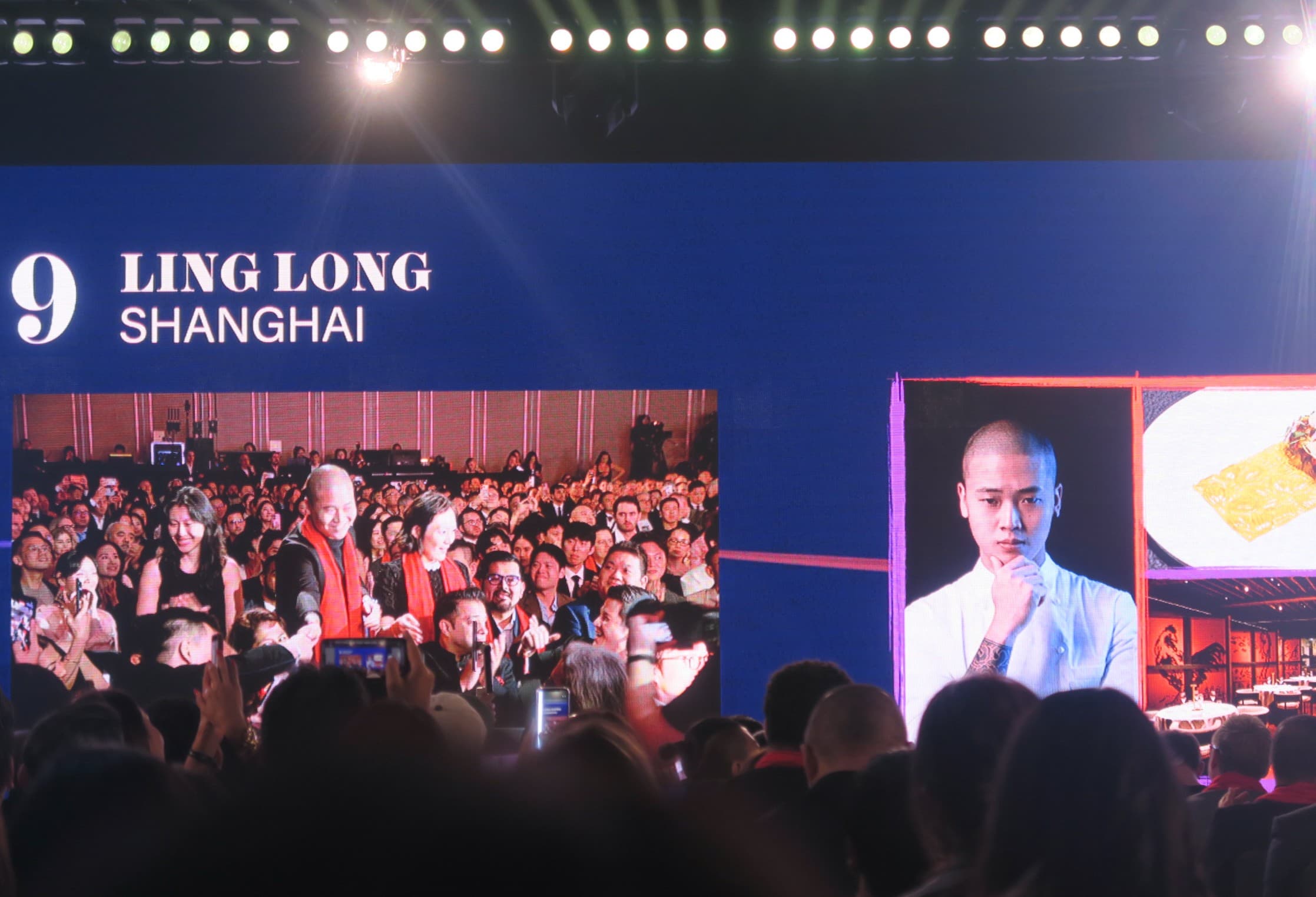 在台灣眷村長大的劉禾森(Jason Liu)主理的上海餐廳LING LONG拿下第九名。