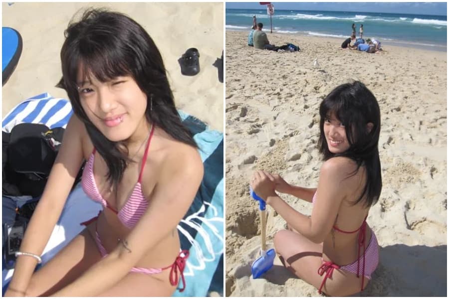 梧桐妹轉大人PO出比基尼照。(翻攝自梧桐妹Threads)