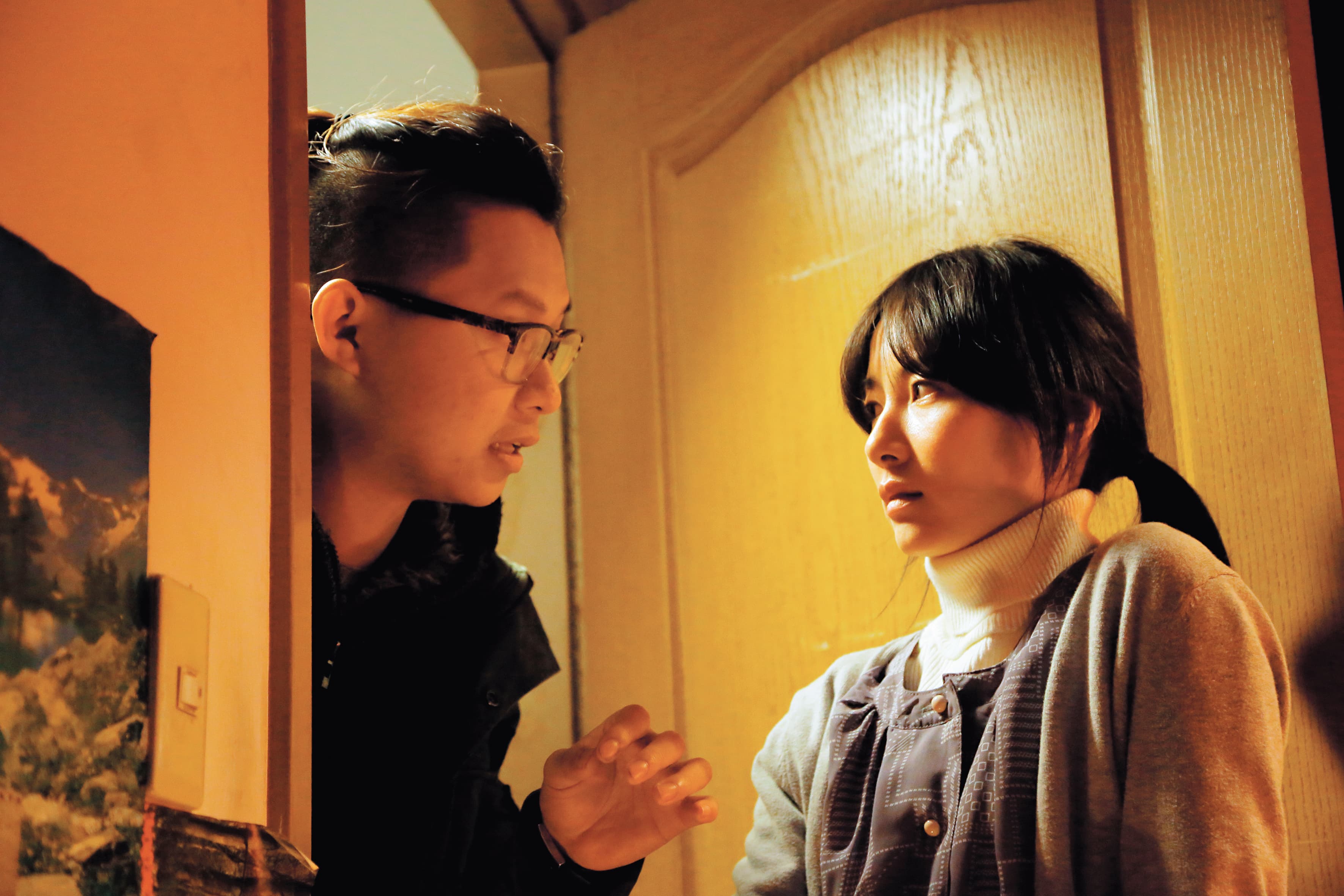 柯汶利（左）作品不算多，《自由人》令他一炮而紅，之後的《默殺》也獲去年台北電影獎國際新導演觀眾票選獎。（柯汶利提供）