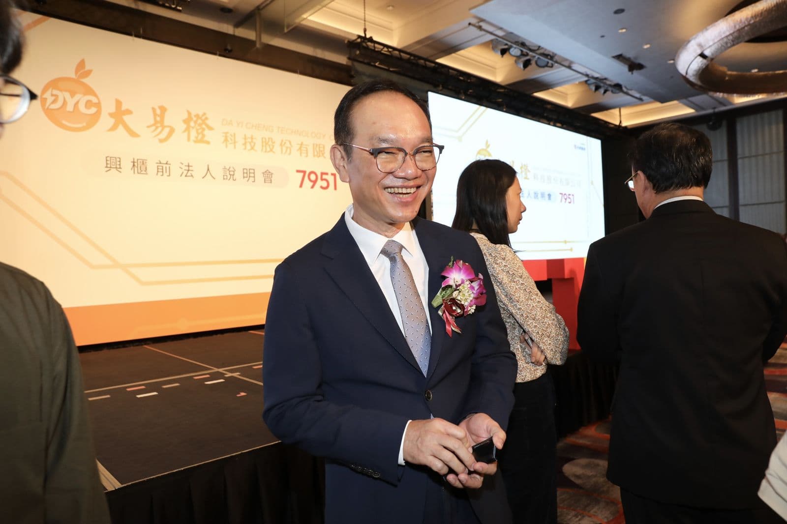 大易橙董事長謝中平。謝承學攝