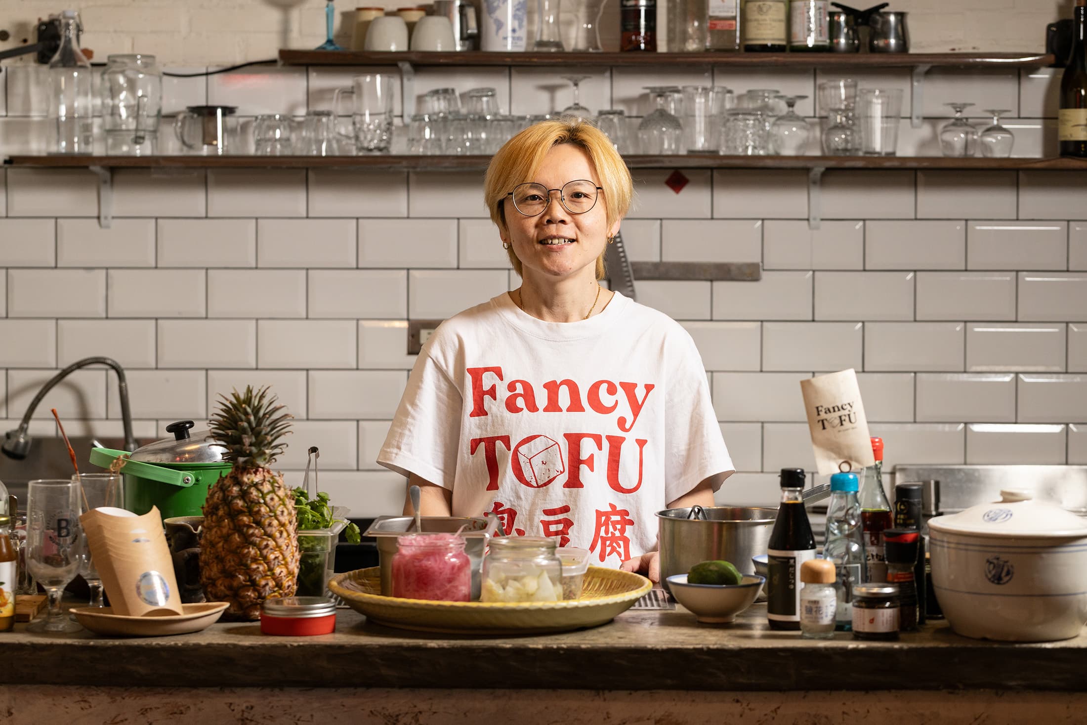 主廚Bee希望發揮自身義式料理的背景,用創意臭豆腐延續家族超過百年的發酵技藝。