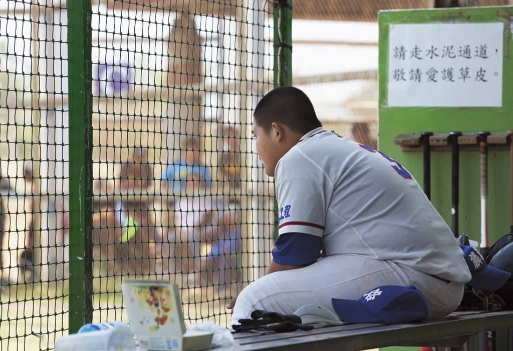 廖忠仁的2個兒子都參加棒球隊。
