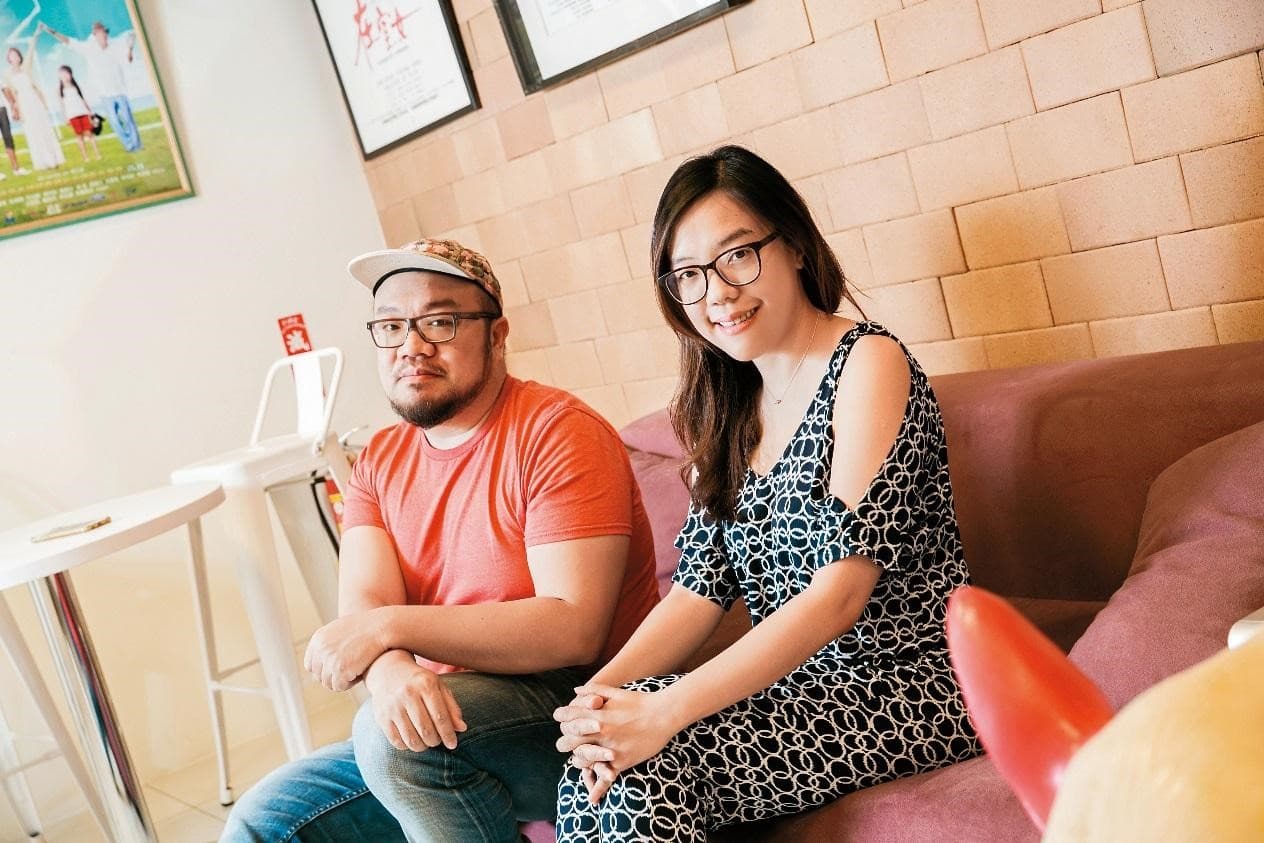 葉天倫(左)與葉丹青(右)2年前與國際串流平台Netflix洽談,開創台灣先例。