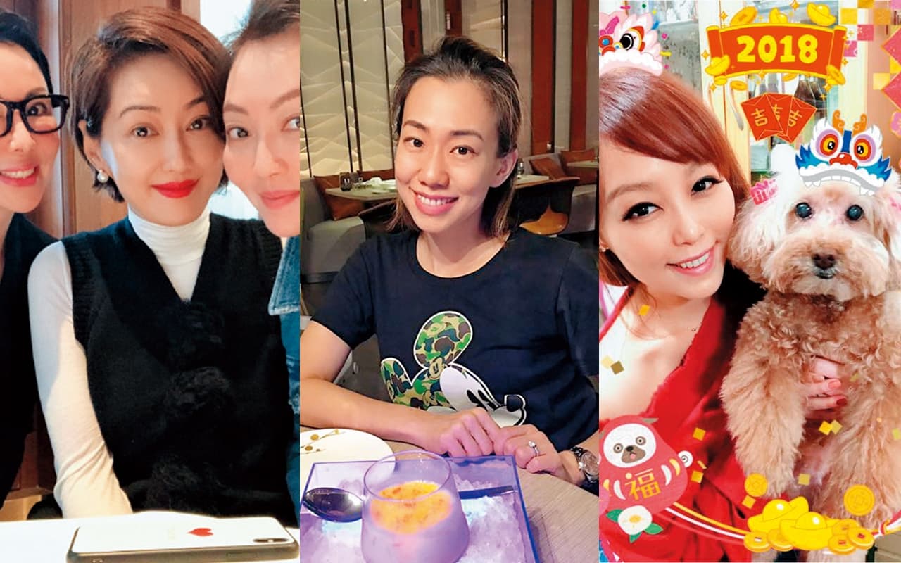 右起小蜜桃、吳辰君和孟廣美。(左圖翻攝自小蜜桃臉書、中圖翻攝自吳辰君臉書、右圖翻攝自毛賽男微博)