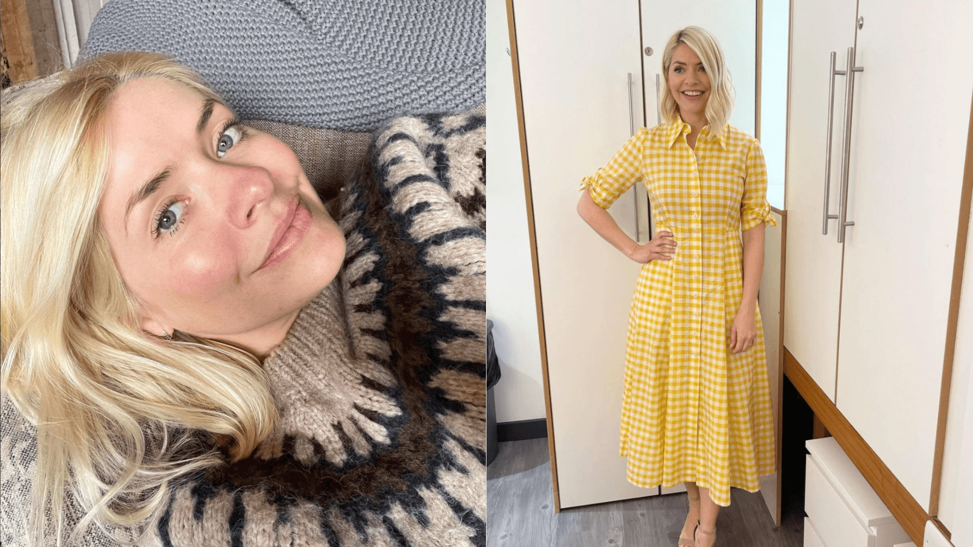 威洛比過去是模特兒,曾代言內衣廣告。(翻攝自hollywilloughby IG)