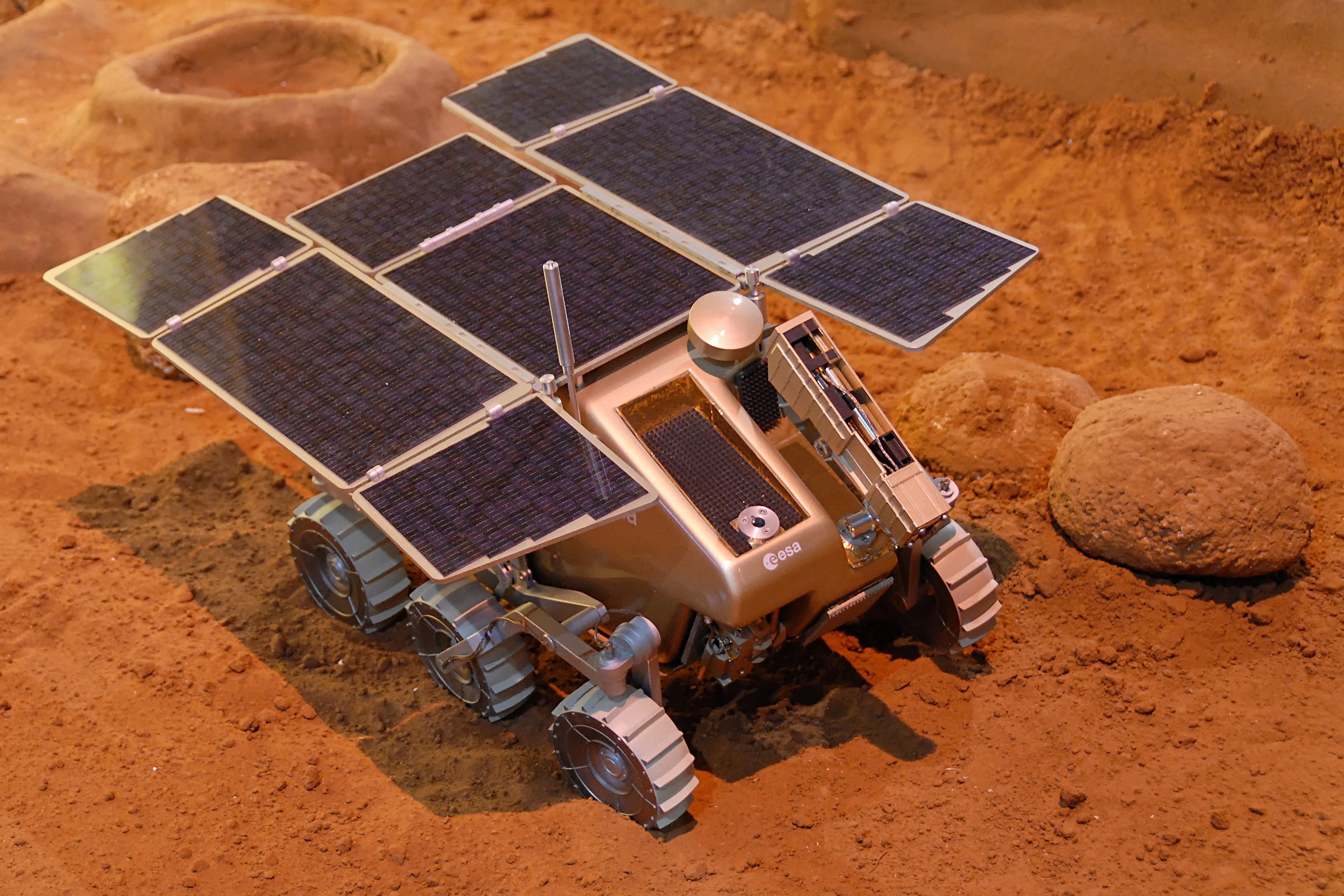 歐洲太空總署登陸火星採用的探測車。(示意圖,翻攝維基百科)