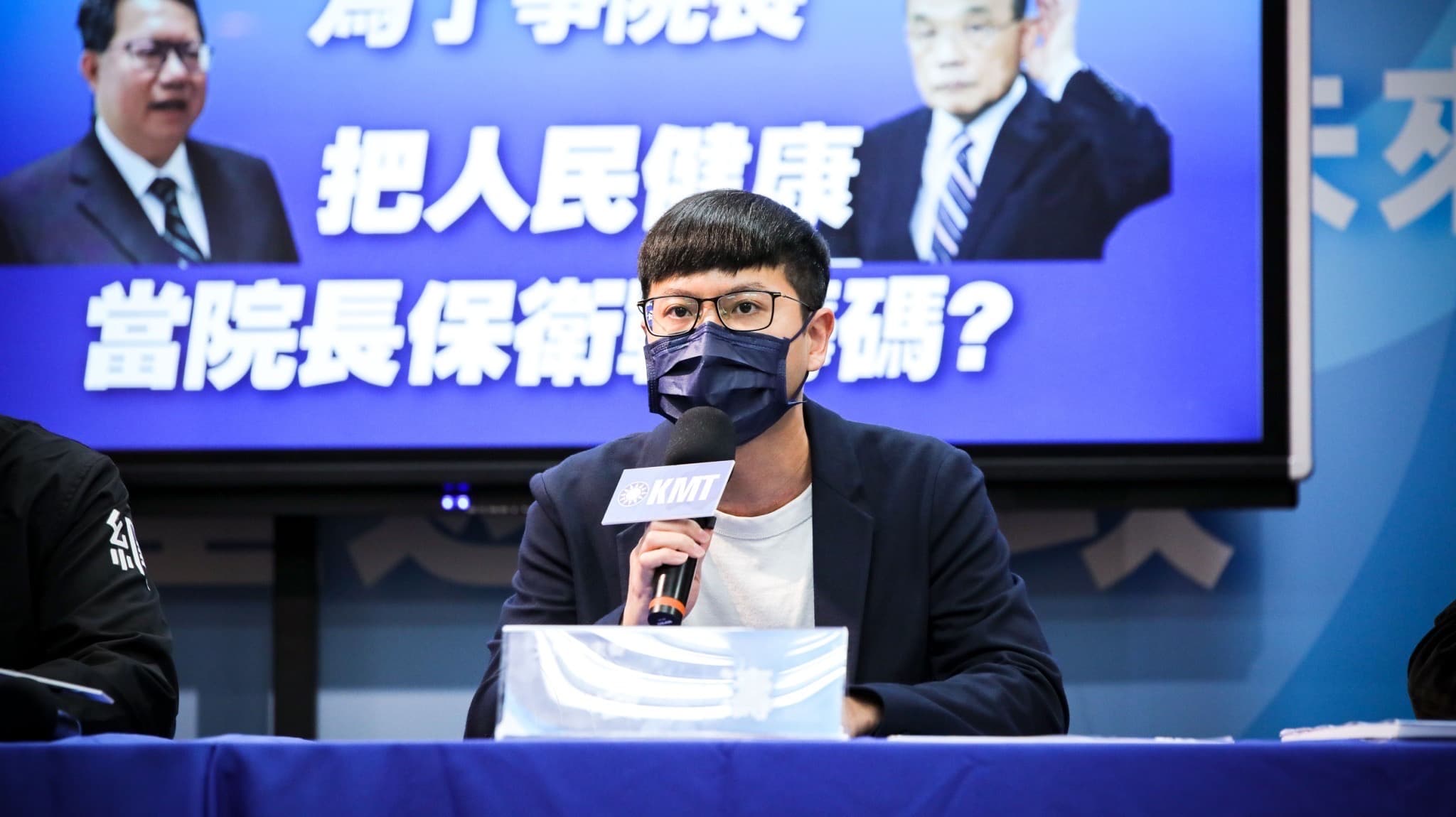 國民黨文傳會主委凌濤先前發言引發議論,王育敏表示會從旁給予建議。(國民黨提供)