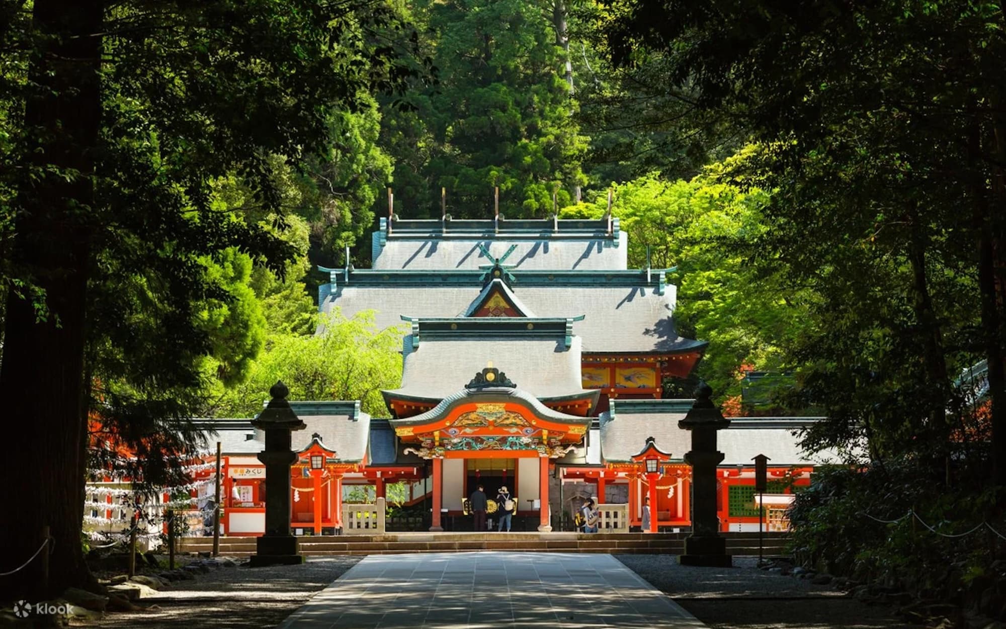 喜歡歷史文化的旅客,可以走訪鹿兒島霧島神宮。(Klook提供)