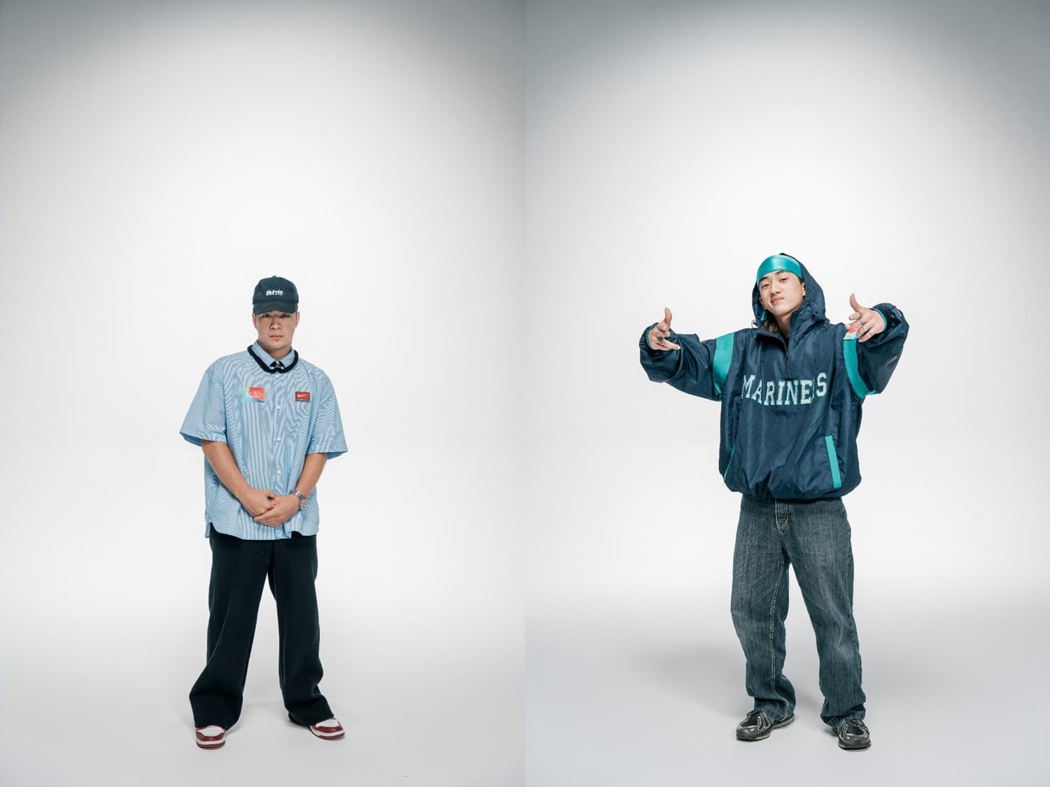 (左起)孫振(B-boy Quake)、楊加力(B-girl JiaLi)、吳定杰(B-boy Jasper)。(永齡基金會提供)